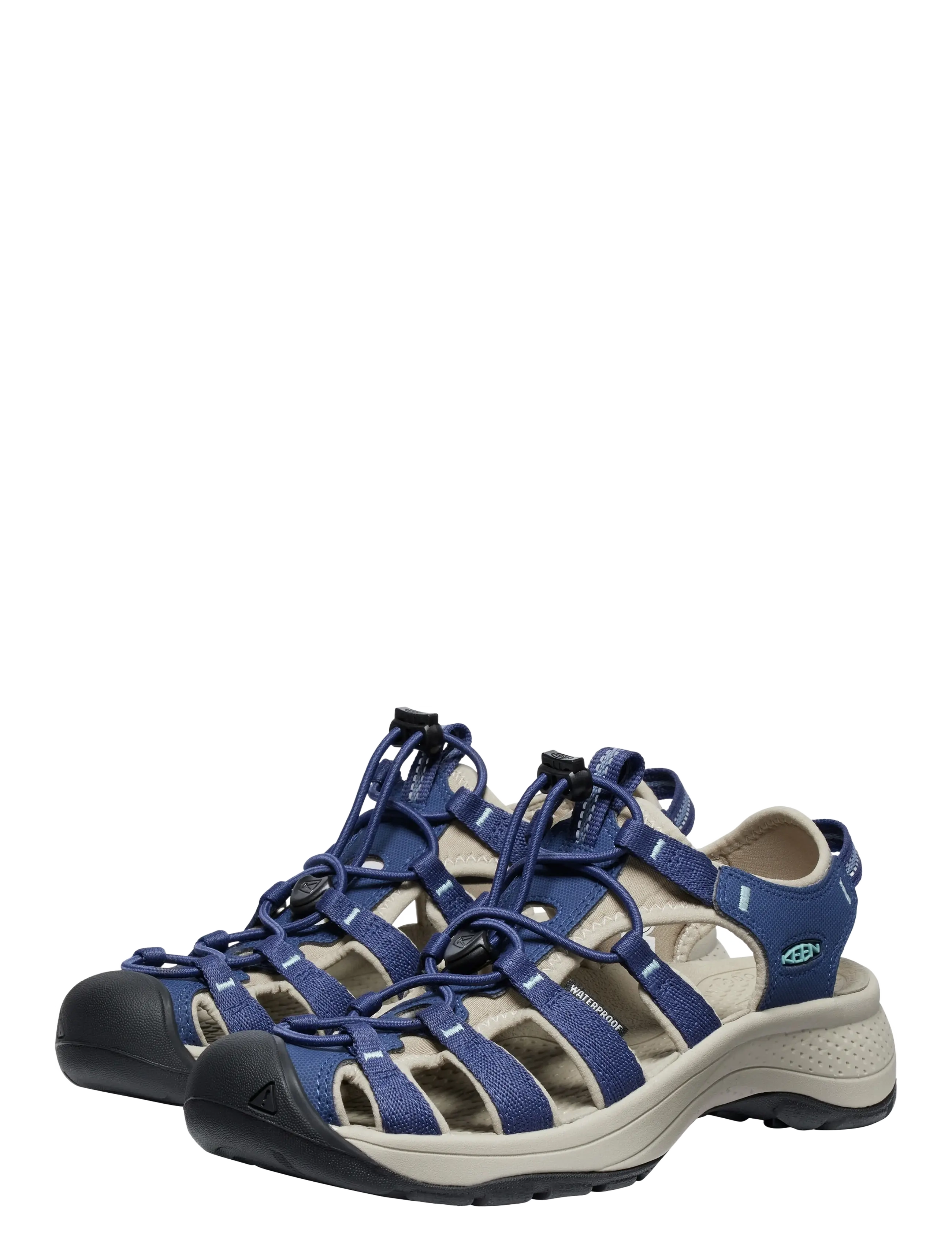 KEEN - KE ASTORIA WEST SANDAL W-NAVAL - wandersandalen - naval academy-reef waters - 2