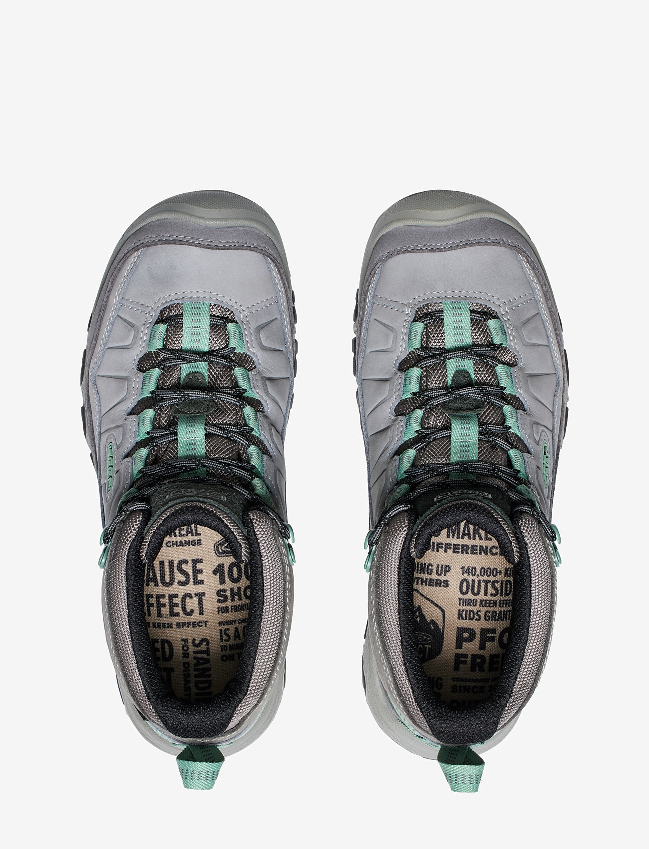 KEEN - KE TARGHEE IV MID WP - alloy-granite green - 2