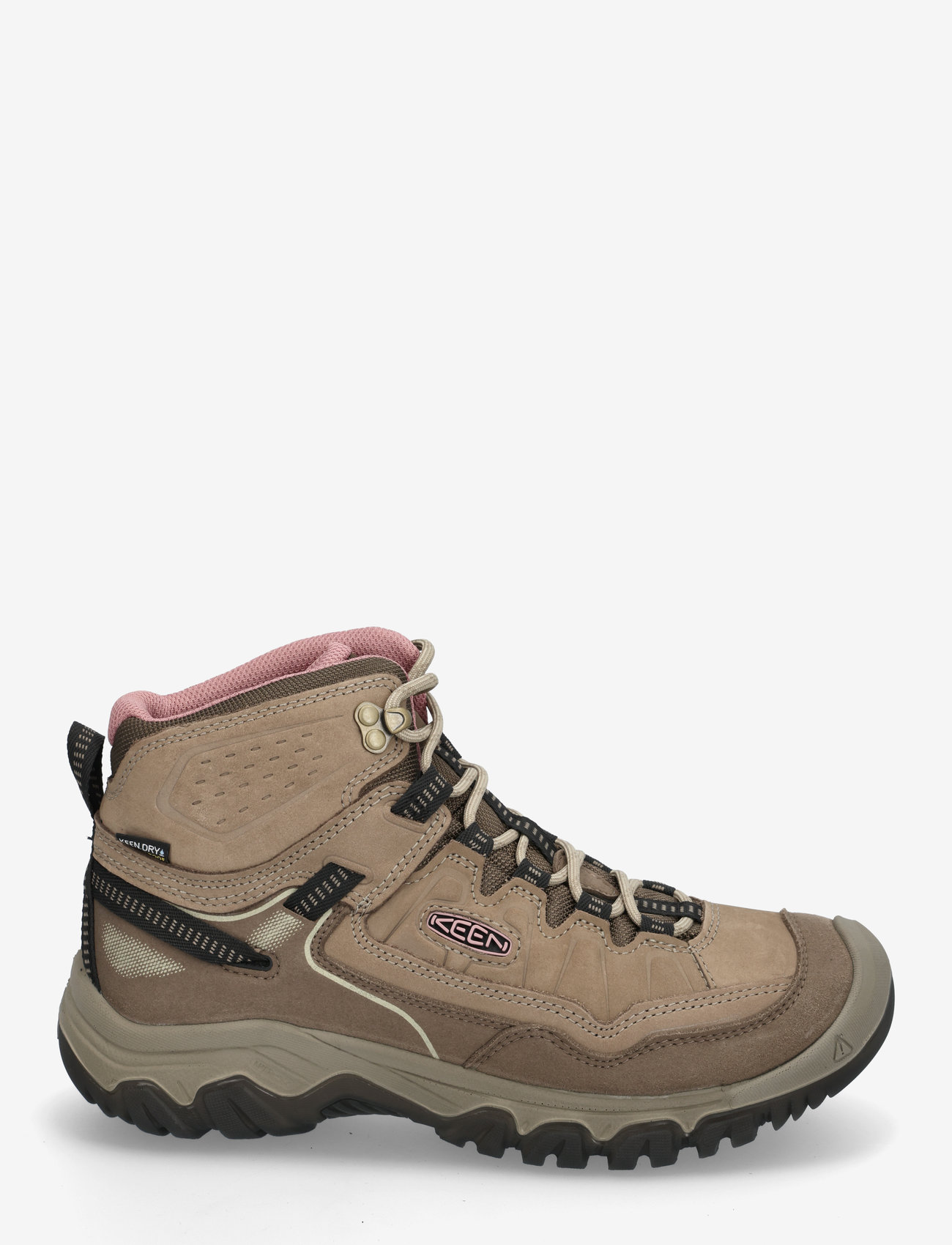 KEEN - KE TARGHEE IV MID WP - wanderschuhe - brindle-nostalgia rose - 1