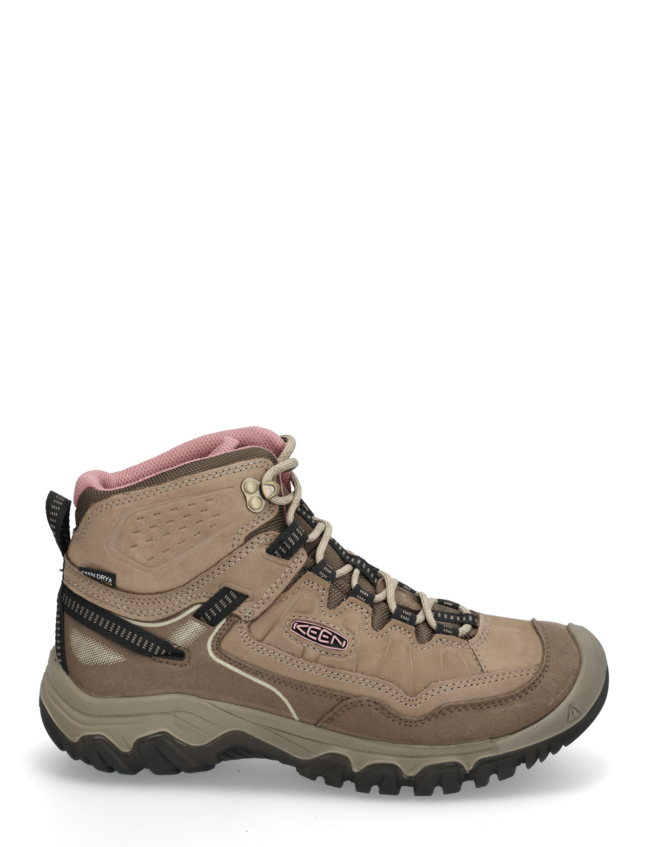 KEEN - KE TARGHEE IV MID WP - wanderschuhe - brindle-nostalgia rose - 1