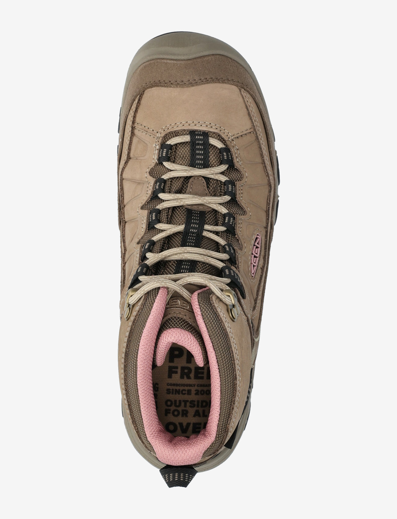 KEEN - KE TARGHEE IV MID WP - wanderschuhe - brindle-nostalgia rose - 3