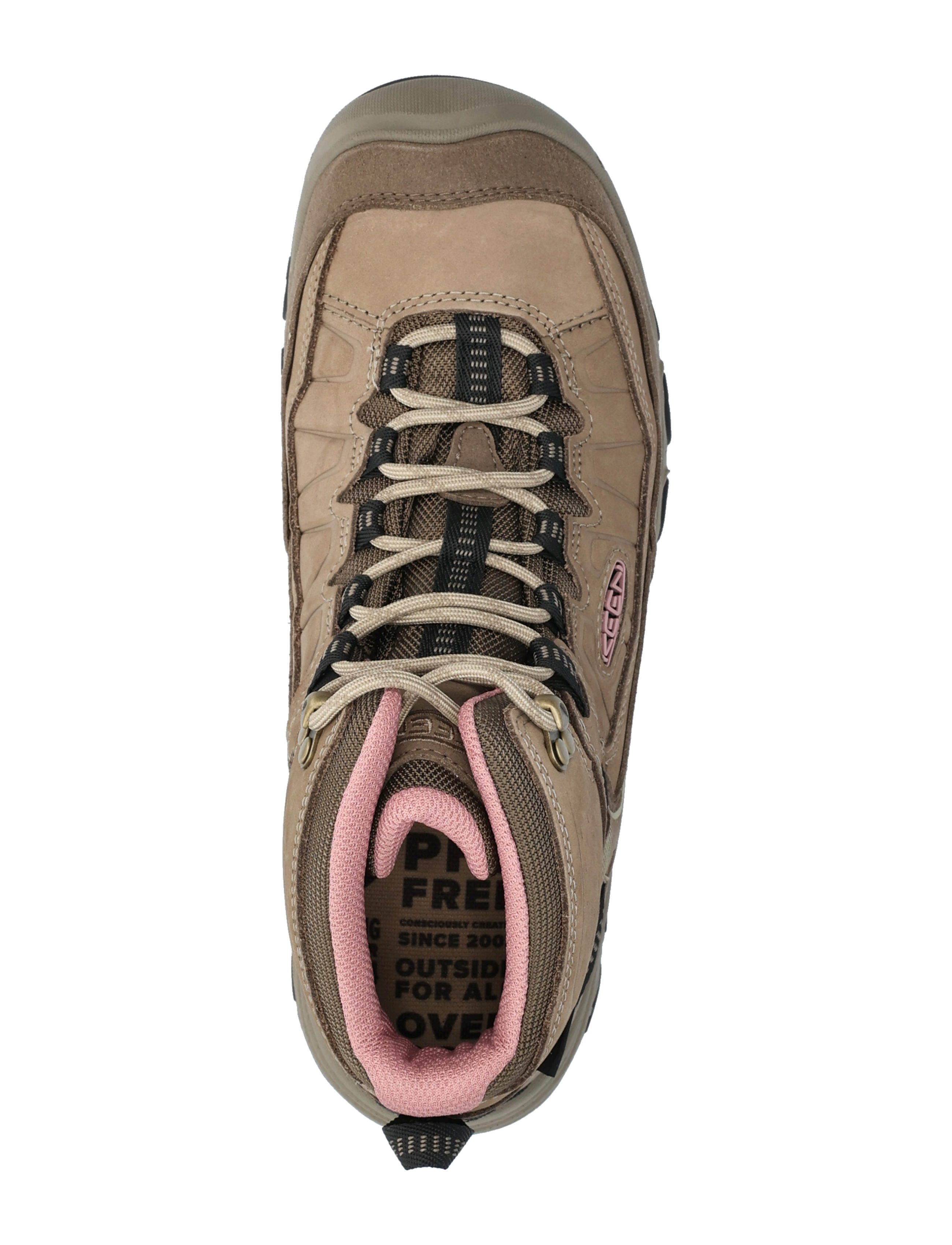 KEEN - KE TARGHEE IV MID WP - wanderschuhe - brindle-nostalgia rose - 3