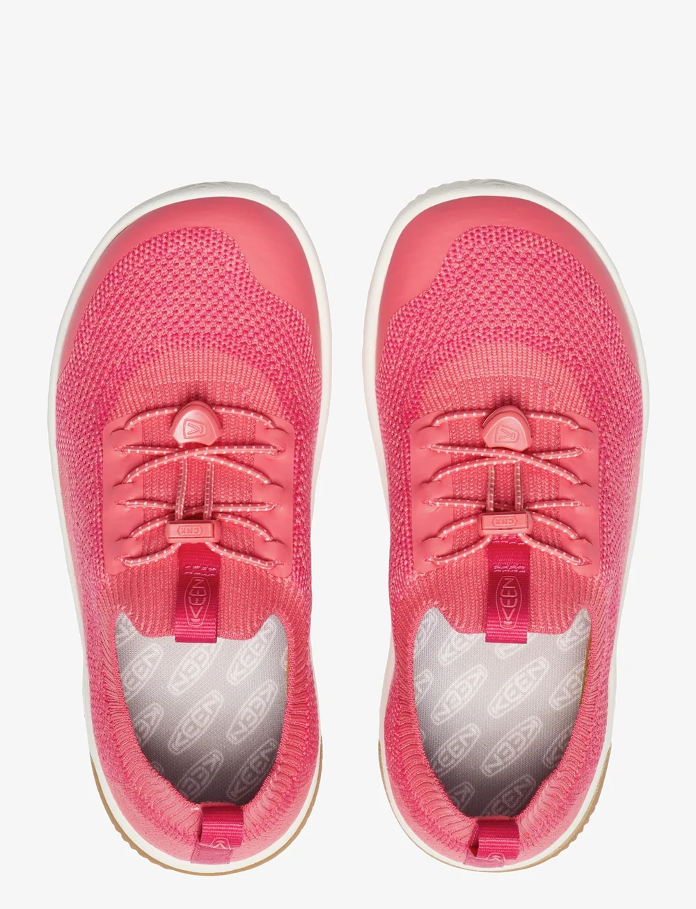 KEEN - KE KNX KNIT LACE - wanderschuhe - dubarry-star white - 2