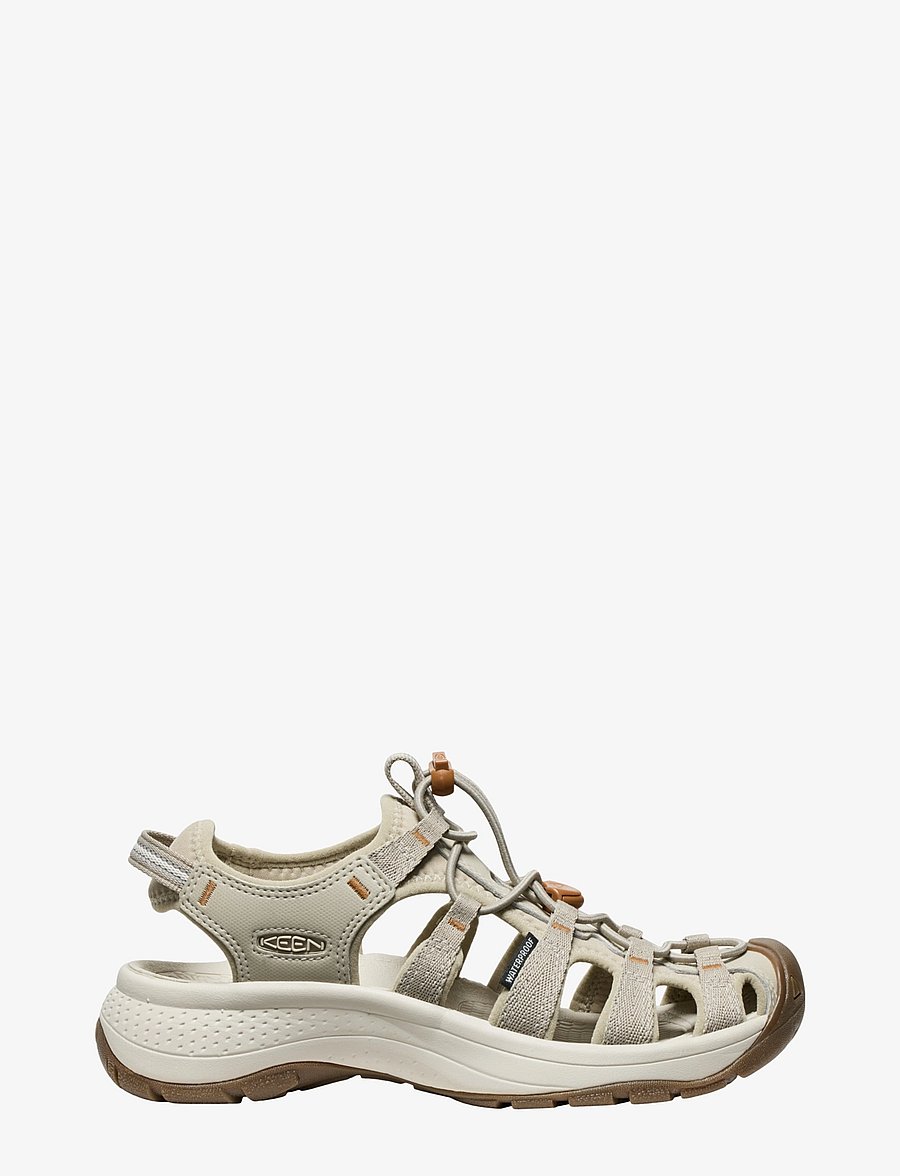 KEEN - KE ASTORIA WEST SANDAL W-PLAZA - sandały trekkingowe - plaza taupe-roasted pecan - 1