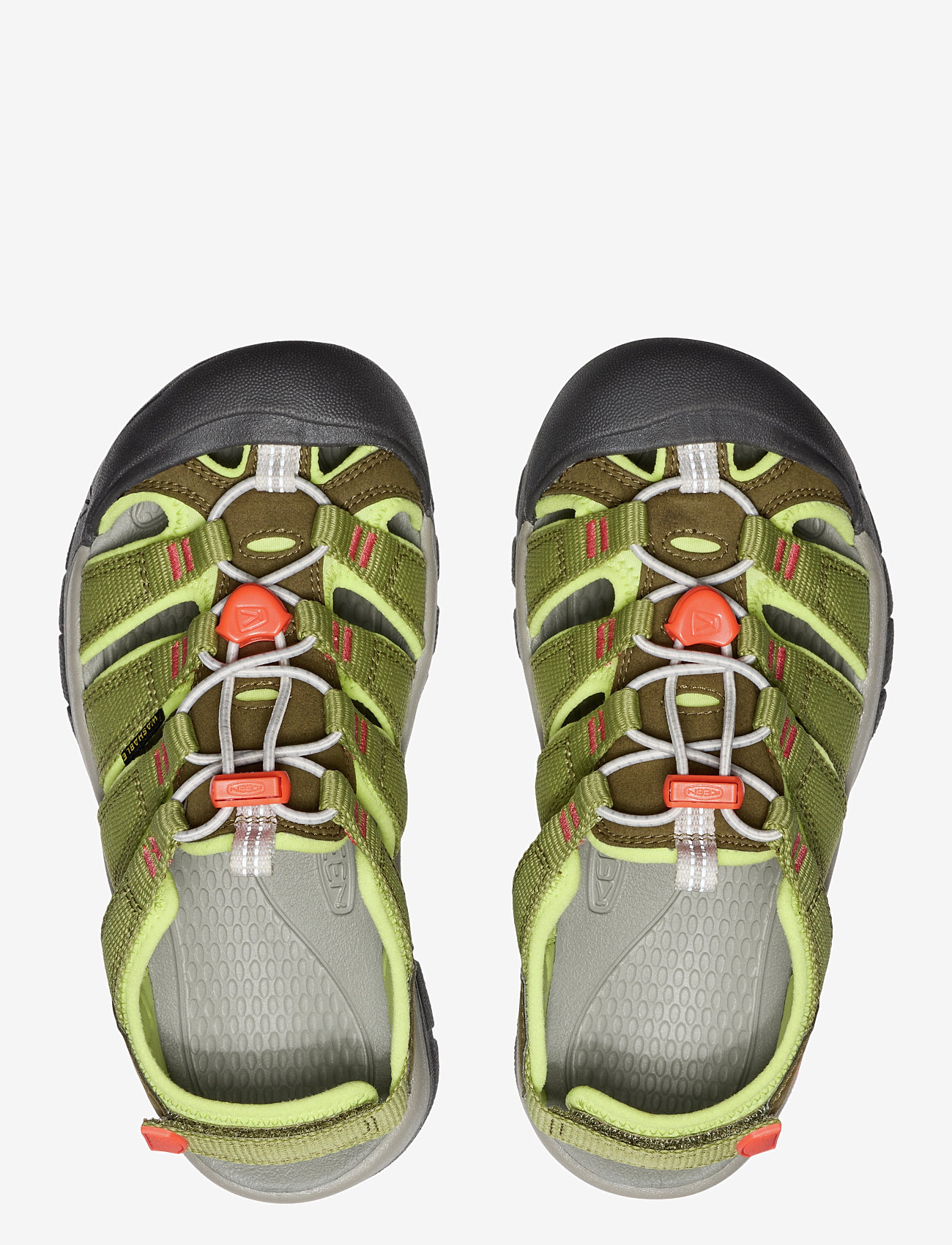 KEEN - KE NEWPORT BOUNDLESS Y-DARK - dark olive-scarlet ibis - 2