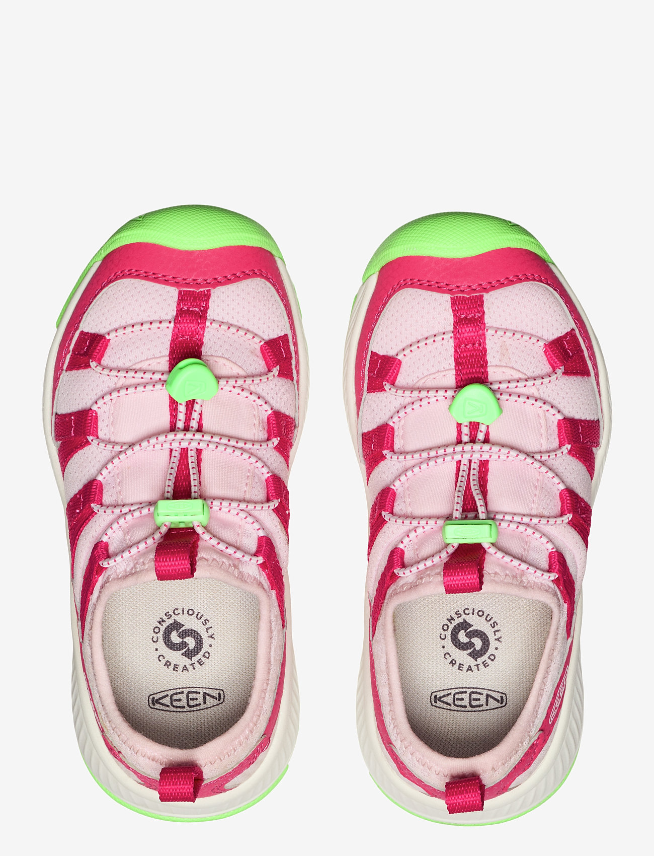 KEEN - KE MOTOZOA SNEAKER - vandringsskor - raspberry-summer green - 2