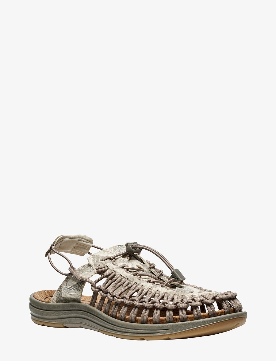 KEEN - KE UNEEK II CONVERTIBLE CANVAS - hversdags sandalar - brindle-natural - 0