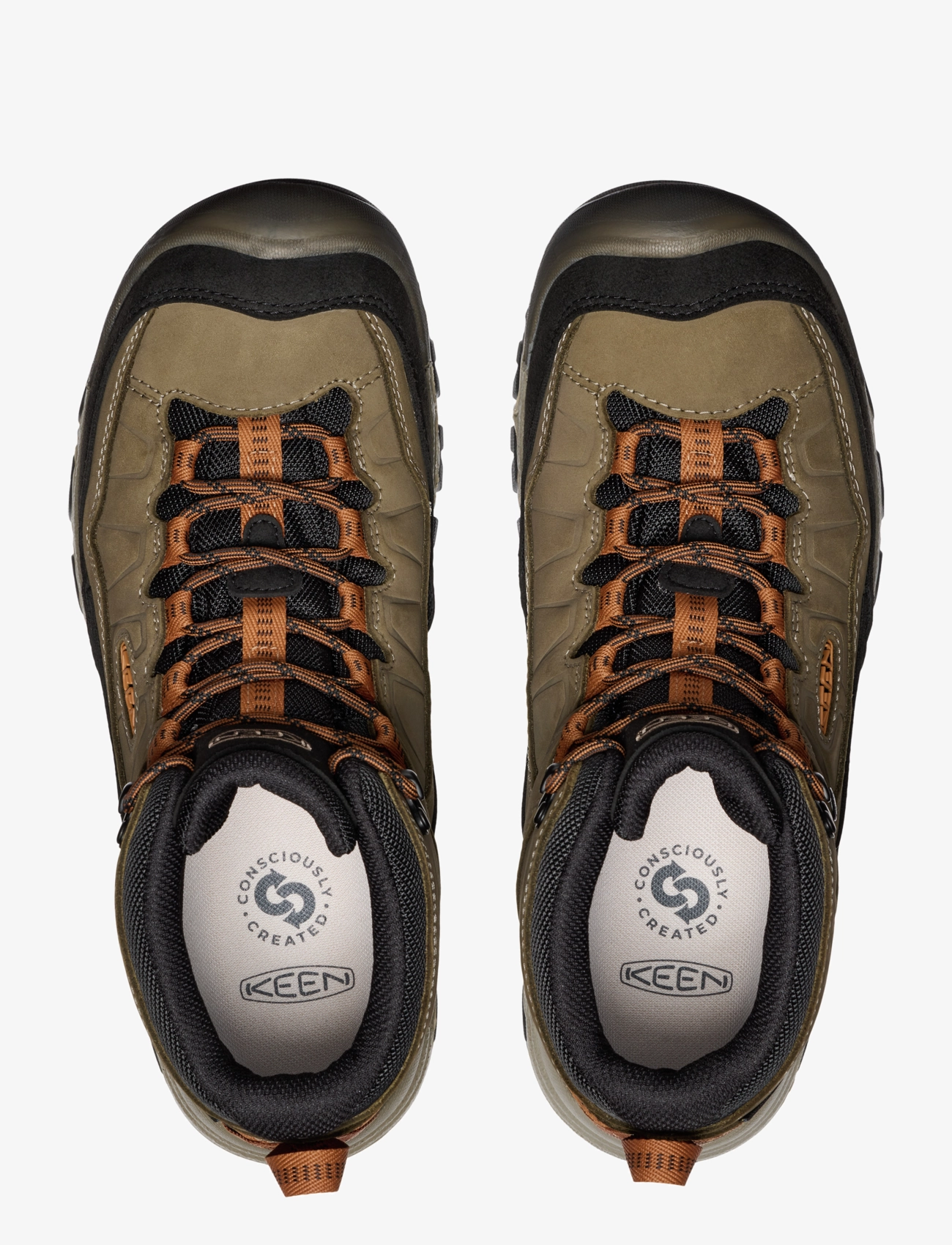 KEEN - KE TARGHEE IV MID WP M-SEA - vandringsskor - sea turtle-roasted pecan - 2