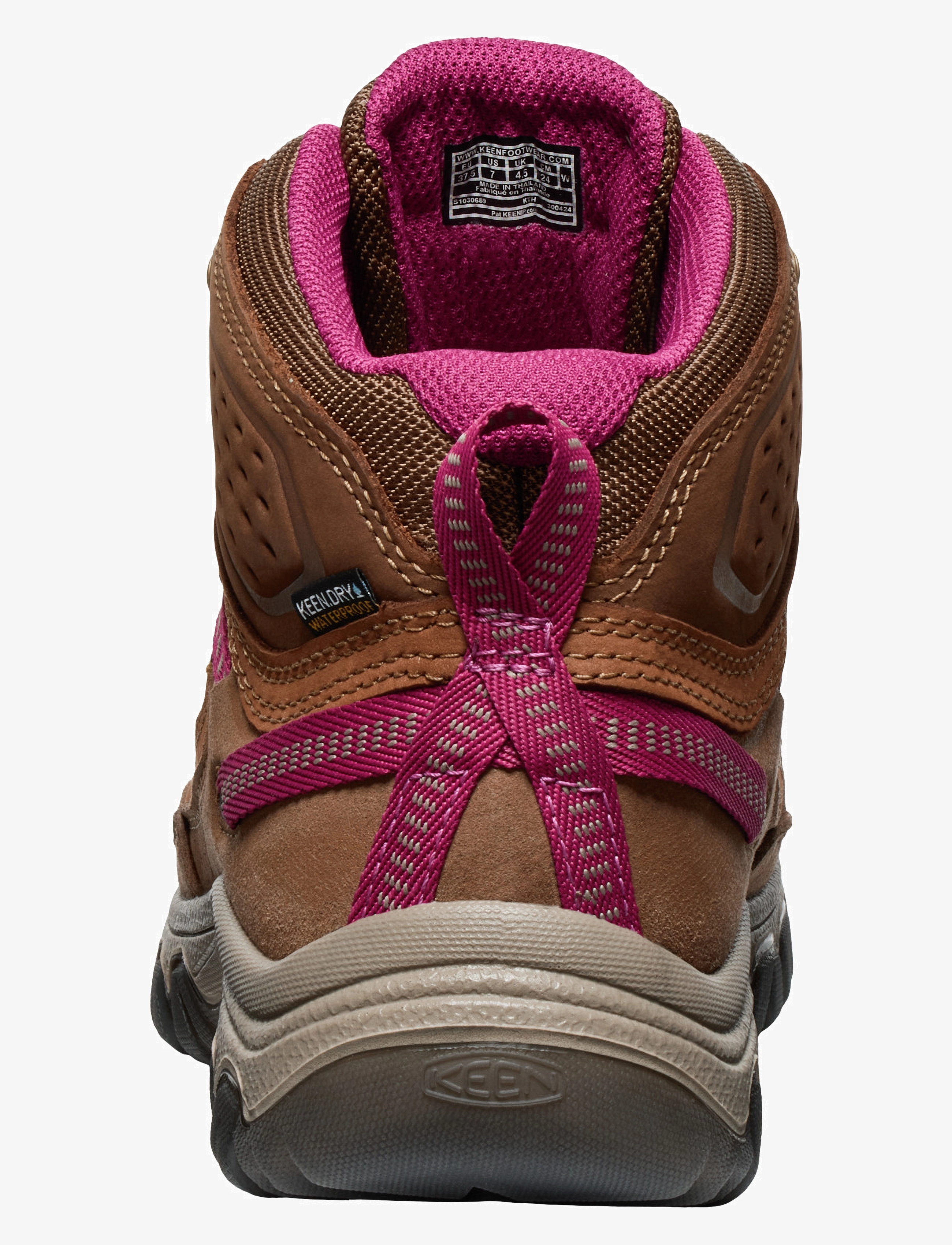 KEEN - KE TARGHEE IV MID WP - bison-beaujolais - 3