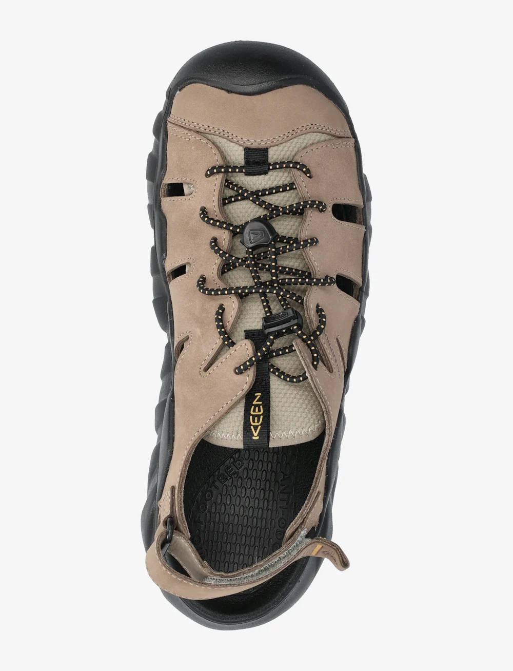 KEEN - KE HYPERPORT FISHERMAN LEATHER - pārgajienu sandales - brindle-oak buff - 3