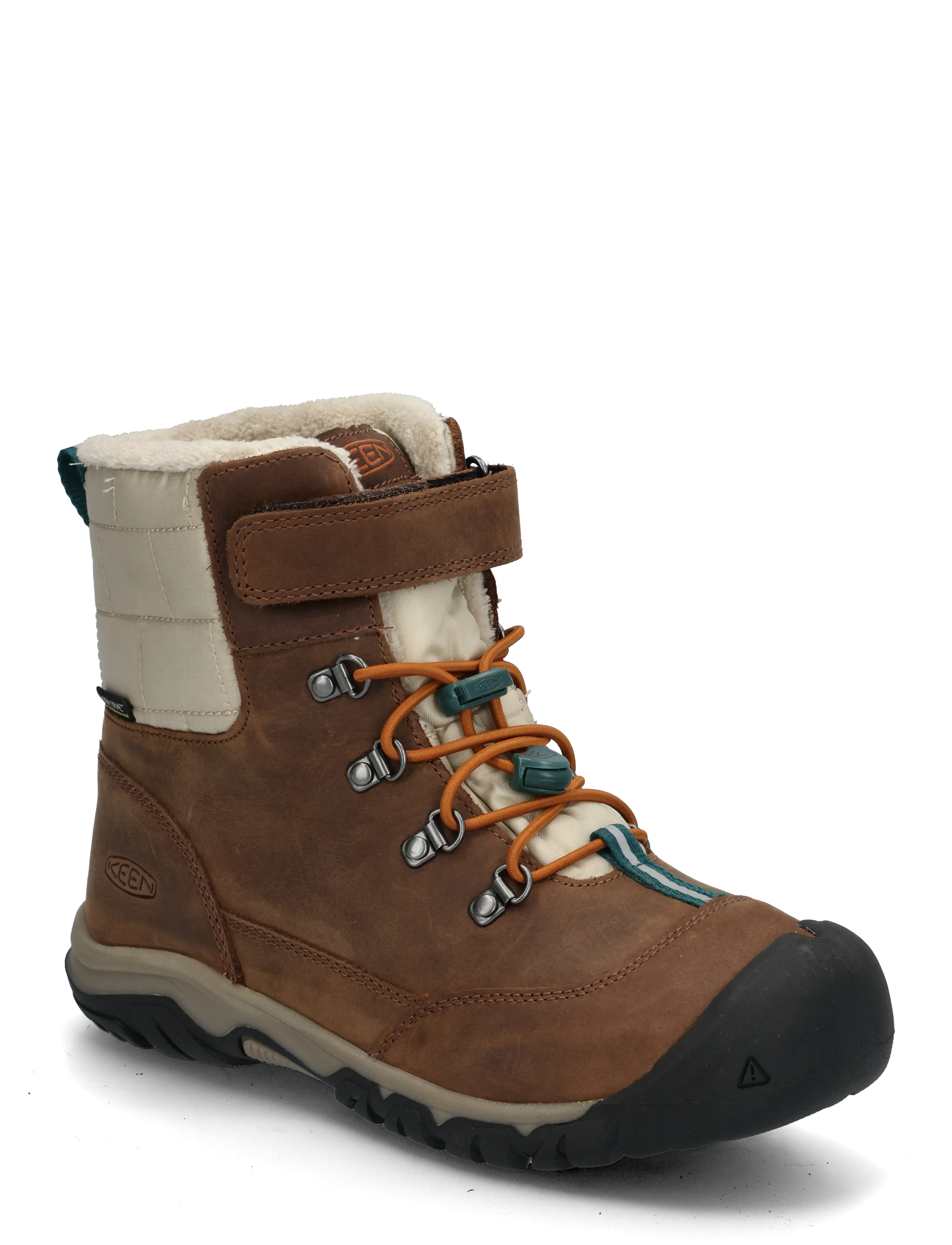 KEEN KE KANIBOU WP Y-DARK - Schuhe - DARK EARTH-ROASTED PECAN / brown