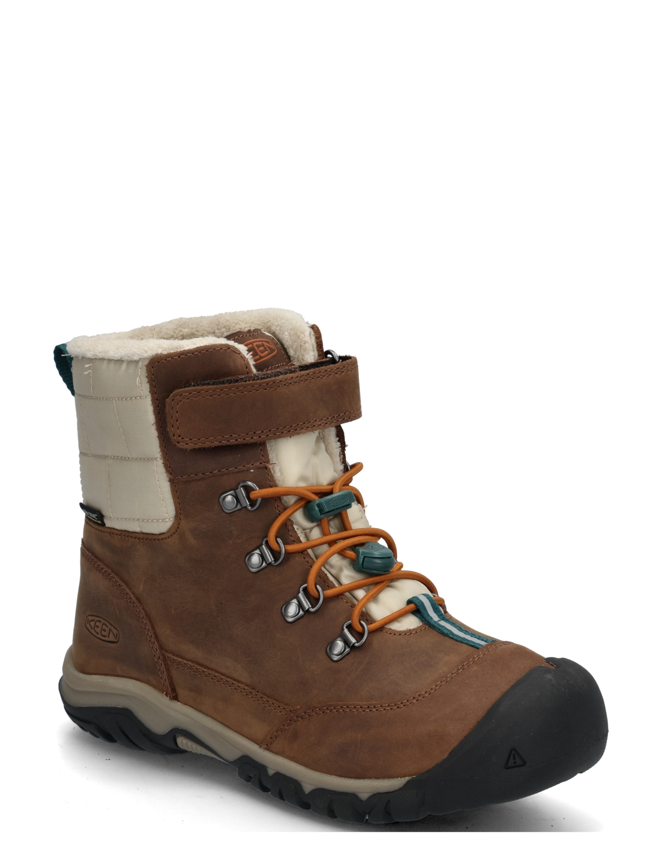 KEEN KE KANIBOU WP Y-DARK - Jalanõud - DARK EARTH-ROASTED PECAN / brown