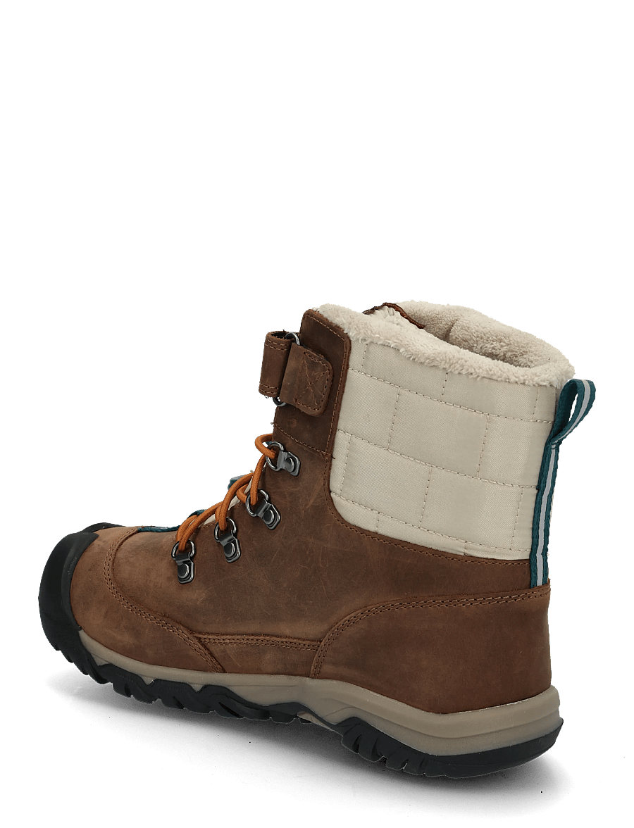 KEEN - KE KANIBOU WP Y-DARK - winterstiefel - dark earth-roasted pecan - 1