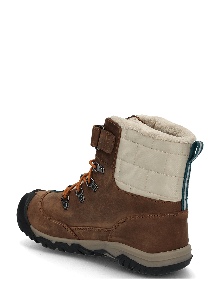 KEEN - KE KANIBOU WP Y-DARK - winterstiefel - dark earth-roasted pecan - 1