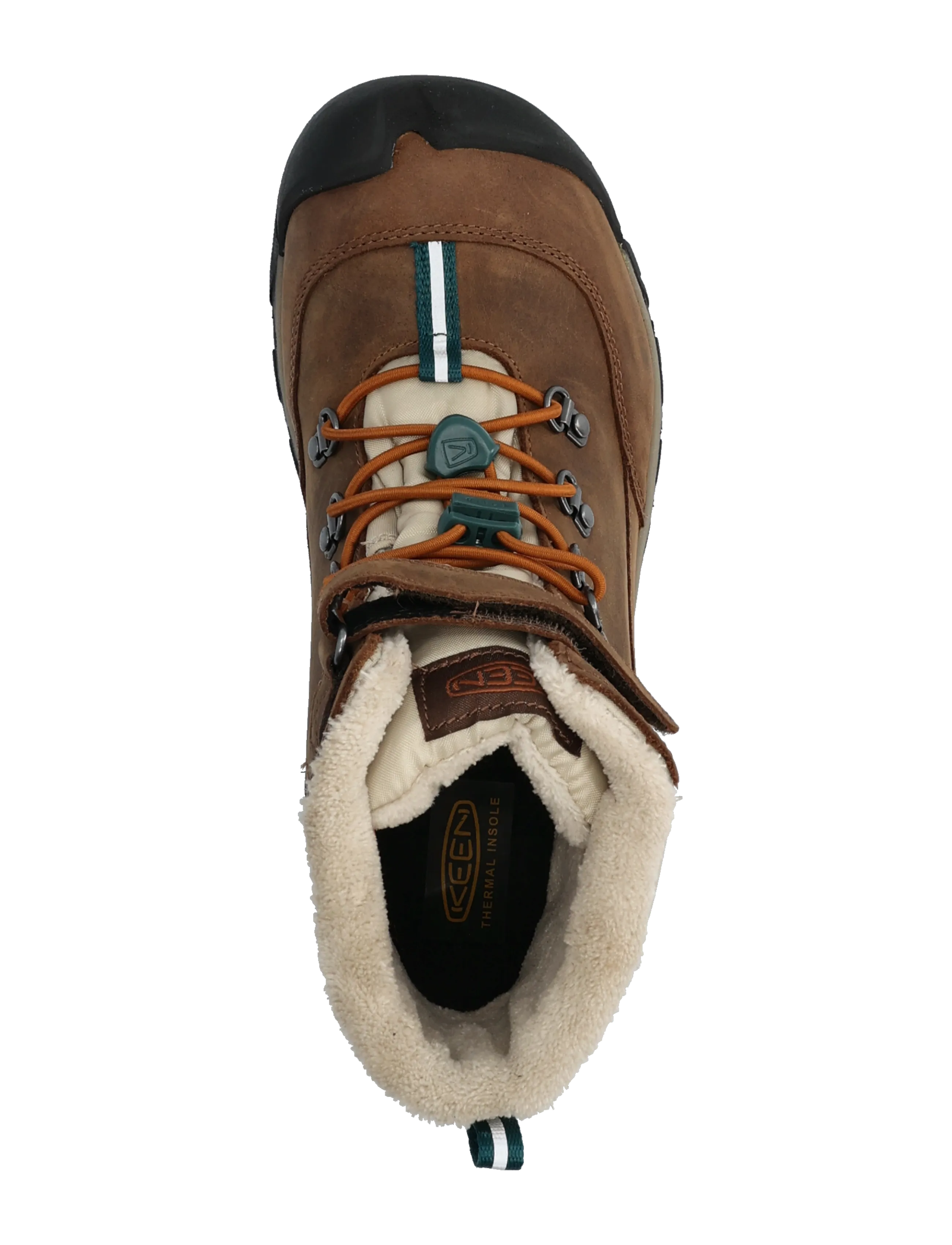 KEEN - KE KANIBOU WP Y-DARK - winterstiefel - dark earth-roasted pecan - 3