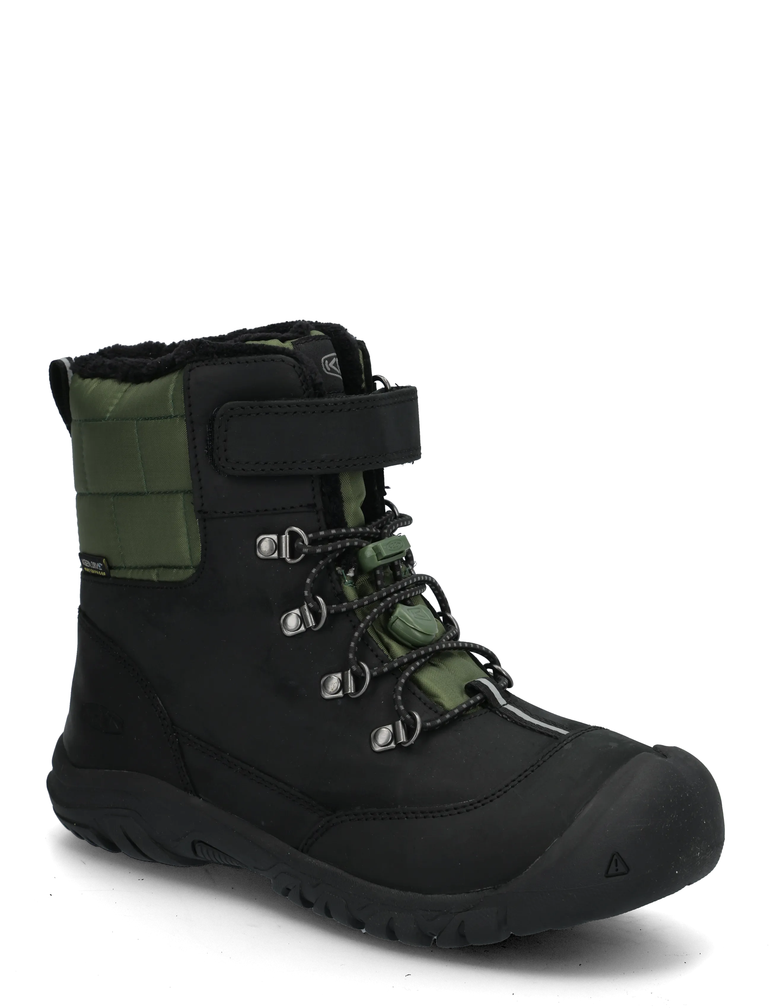 KEEN KE KANIBOU WP - Schuhe - BLACK-BRONZE GREEN / black