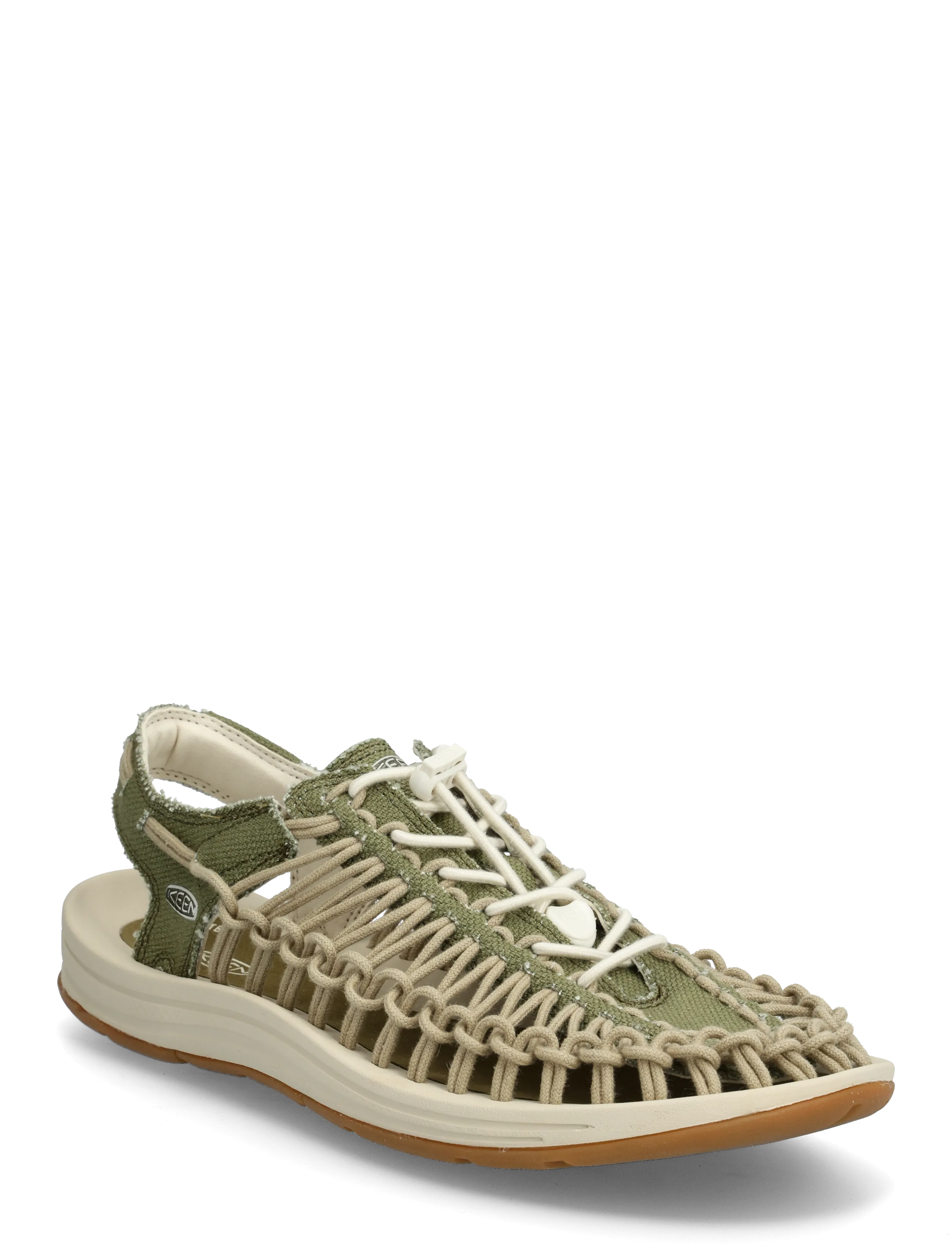KEEN KE UNEEK CANVAS M-MARTINI - Sandalen - MARTINI OLIVE-BIRCH / green