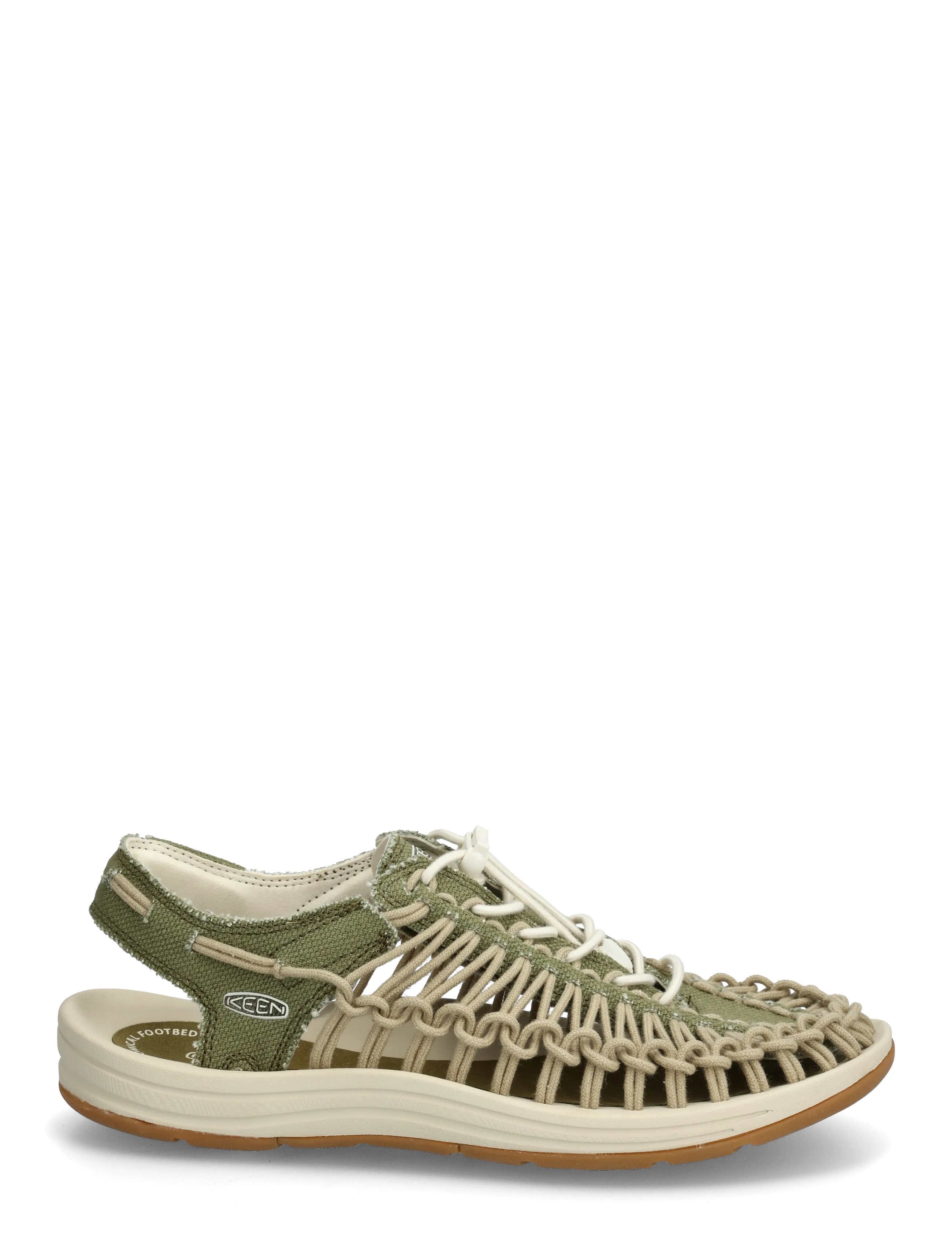 KEEN - KE UNEEK CANVAS M-MARTINI - sandales de randonnée - martini olive-birch - 1
