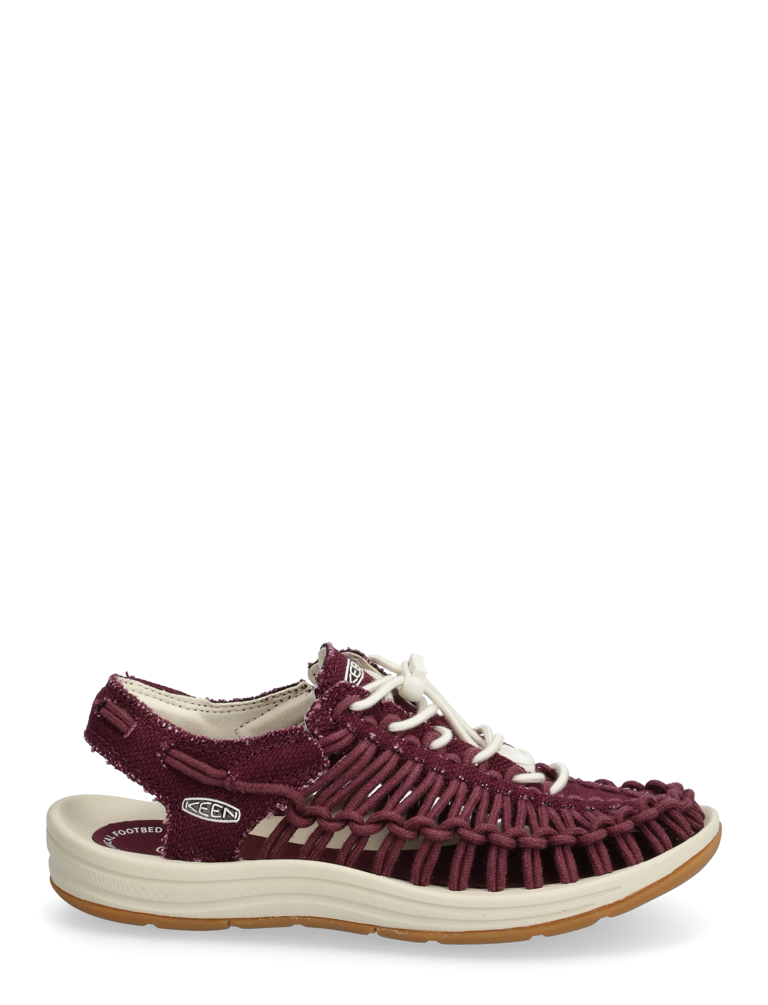KEEN - KE UNEEK CANVAS - hiking sandals - fig-birch - 1