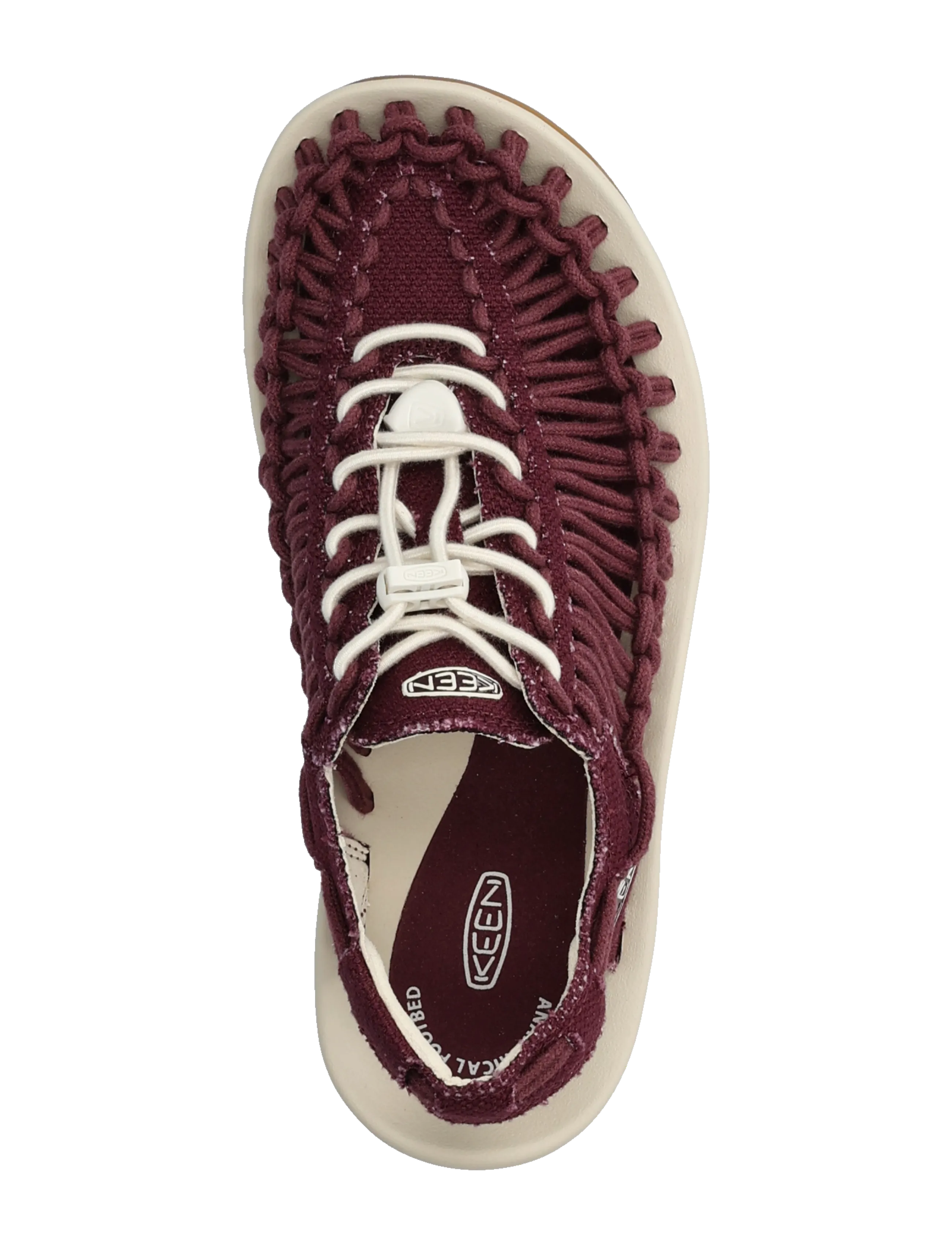 KEEN - KE UNEEK CANVAS - hiking sandals - fig-birch - 3