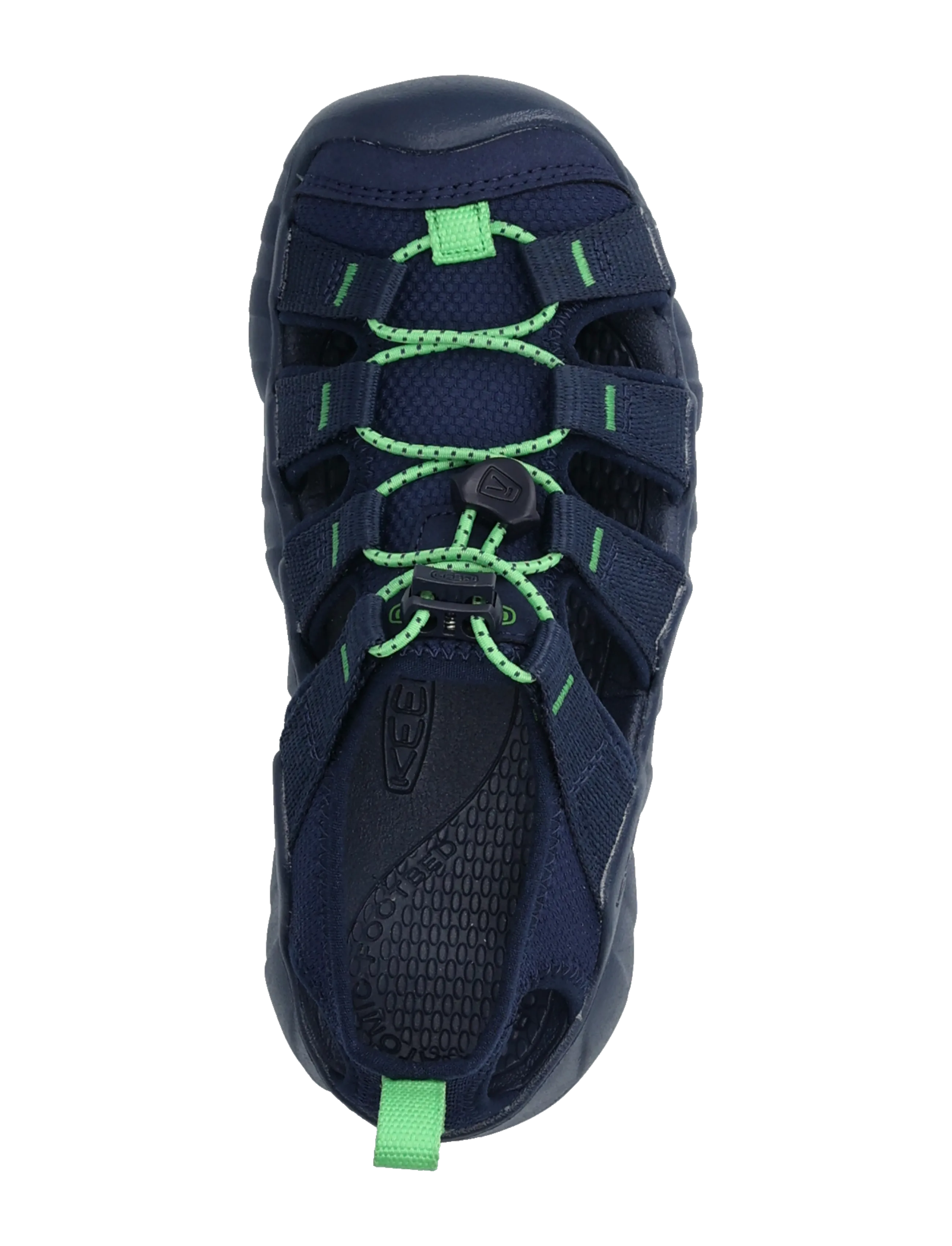 KEEN - KE HYPERPORT H2 Y-NAVAL - badskor - naval academy-vibrant green - 3