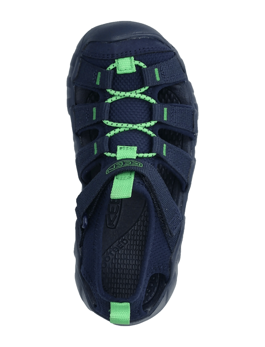 KEEN - KE HYPERPORT H2 C-NAVAL - ujumisjalatsid - naval academy-vibrant green - 3