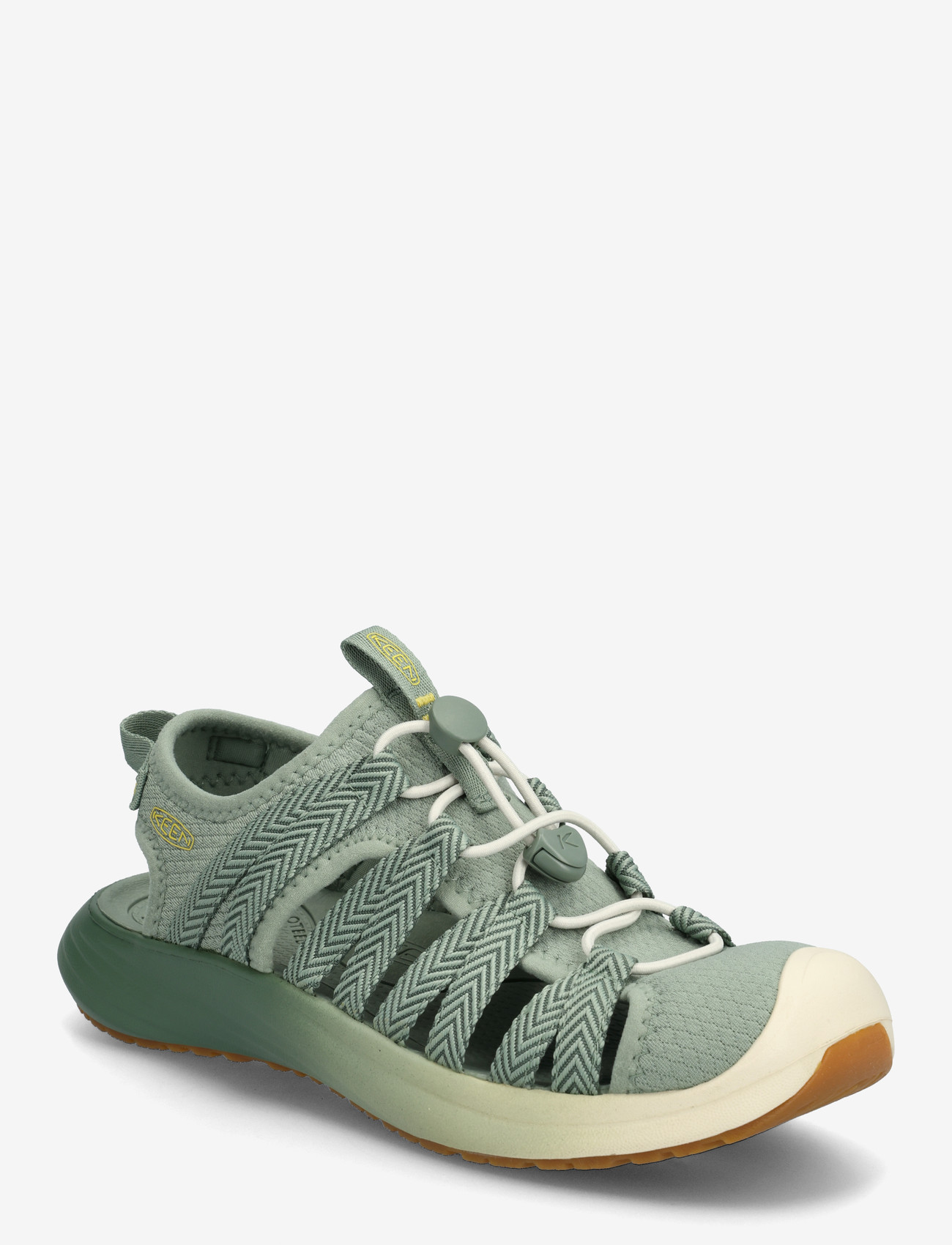 KEEN - KE WHISPER LITE W-LILY - hiking shoes - lily pad-cream gold - 0