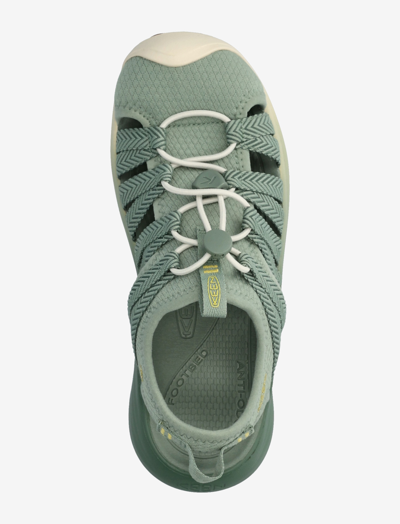 KEEN - KE WHISPER LITE W-LILY - hiking shoes - lily pad-cream gold - 3