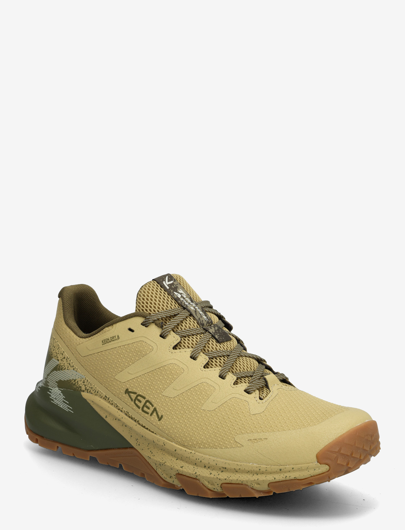 KEEN - KE TARGHEE APEX WP M-DARK - training shoes - dark olive-khaki - 0