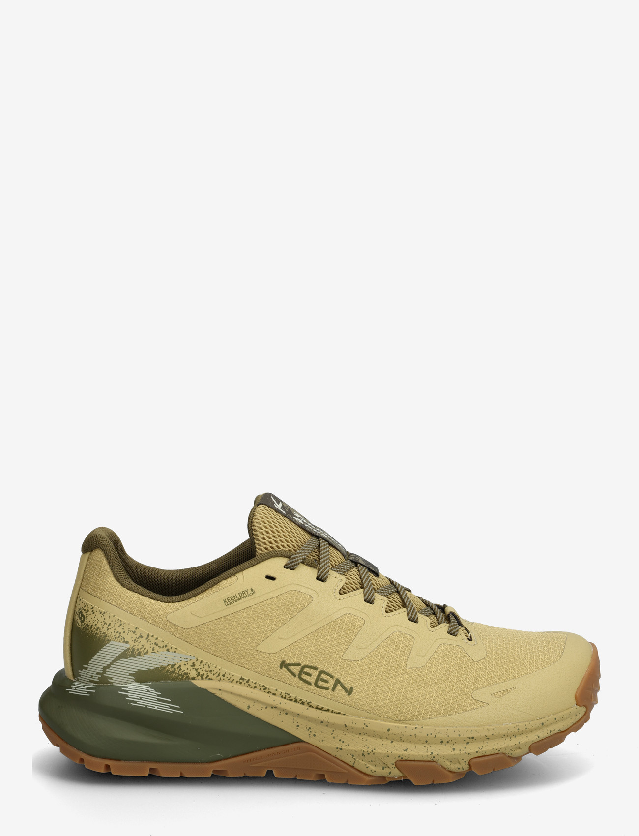 KEEN - KE TARGHEE APEX WP M-DARK - training shoes - dark olive-khaki - 1