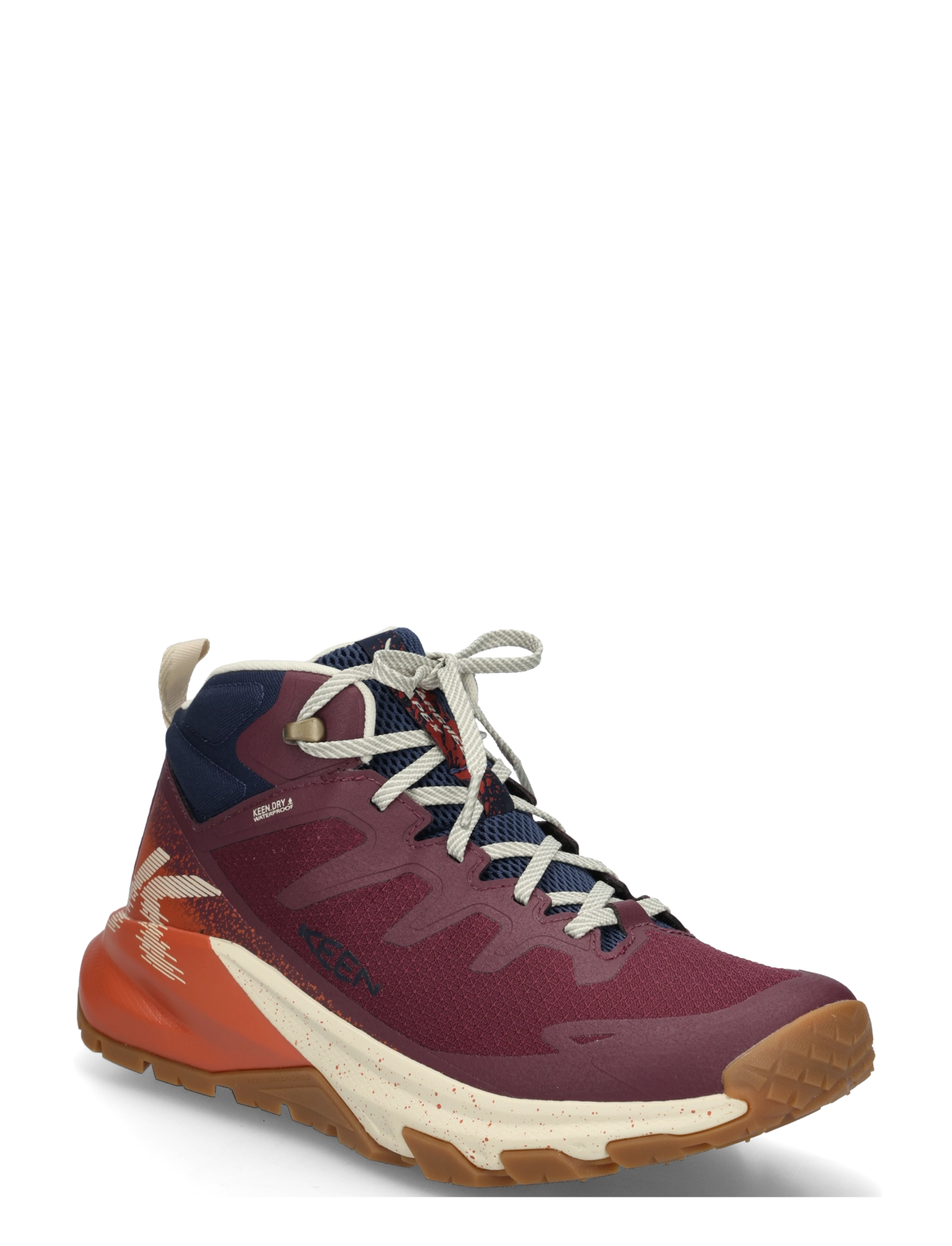 KEEN KE TARGHEE APEX MID WP - Kingad - FIG-BURNT BRICK / purple