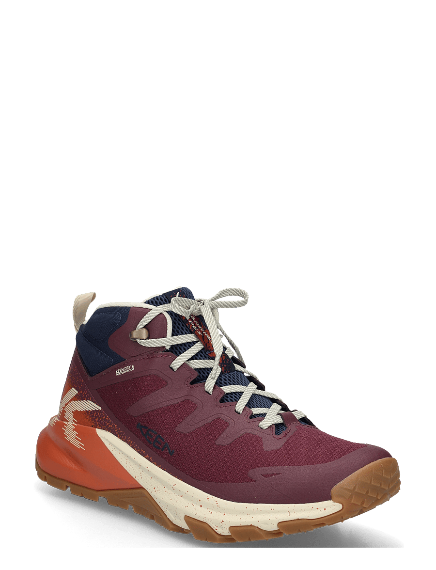 KEEN - KE TARGHEE APEX MID WP - vandringsskor - fig-burnt brick - 0