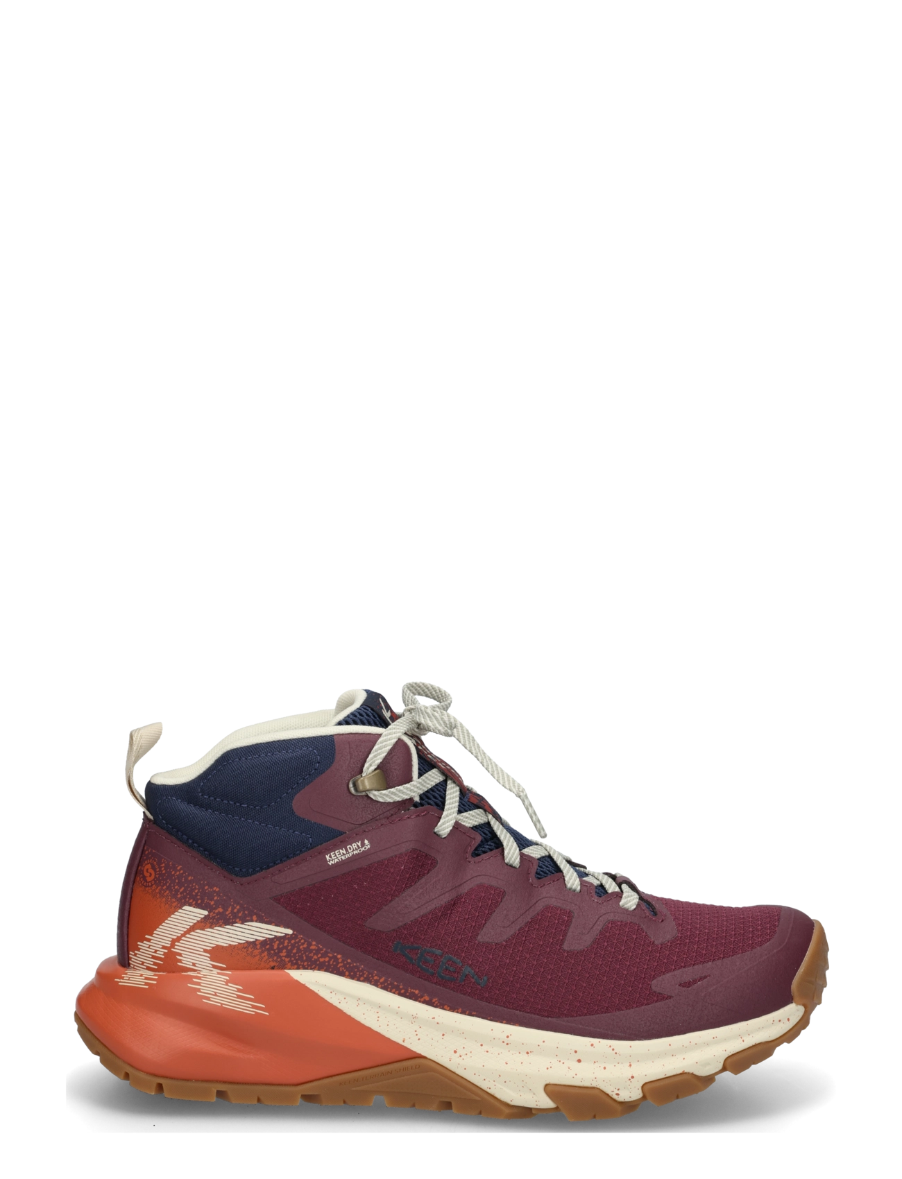 KEEN - KE TARGHEE APEX MID WP - vandringsskor - fig-burnt brick - 2