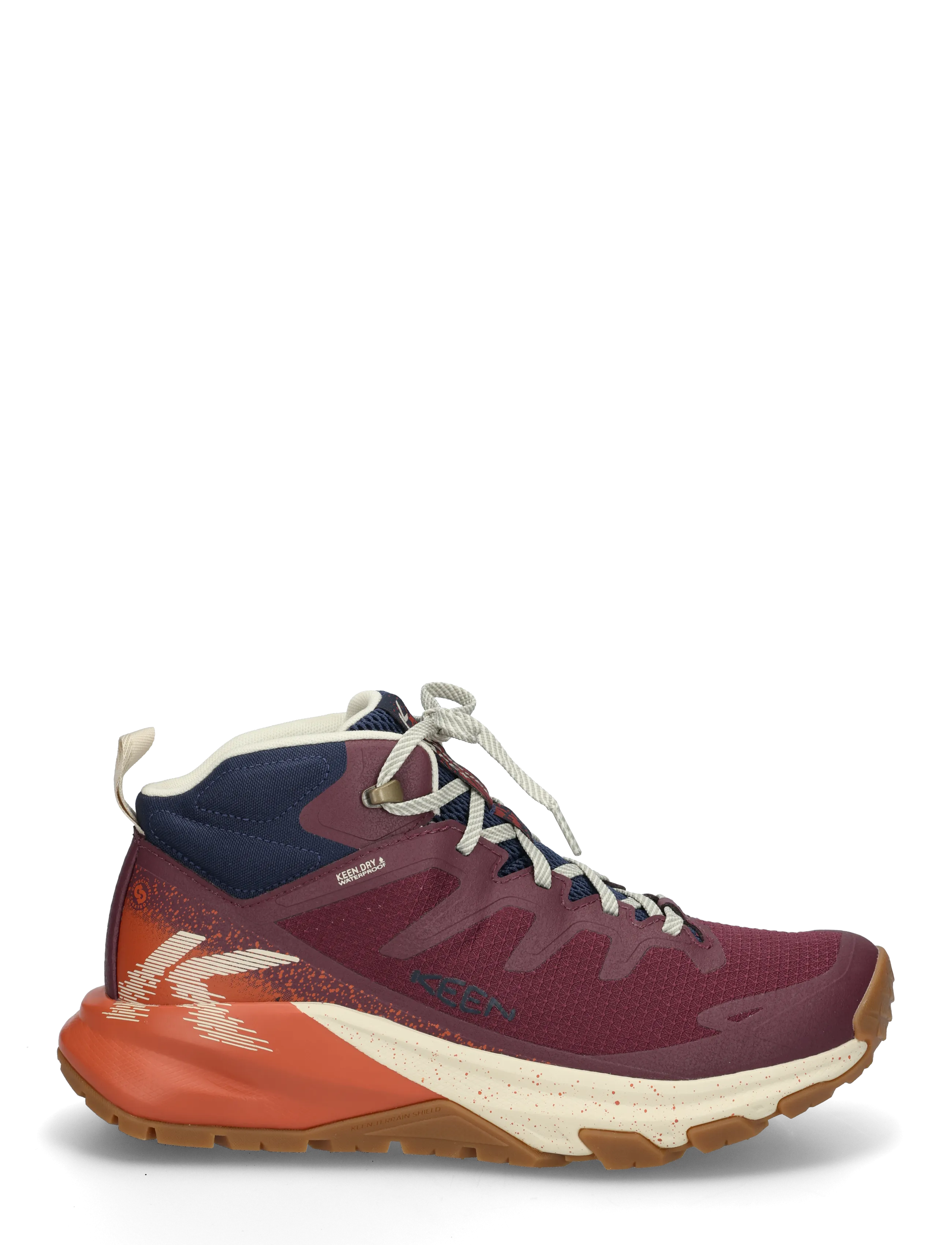 KEEN - KE TARGHEE APEX MID WP - hiking shoes - fig-burnt brick - 2