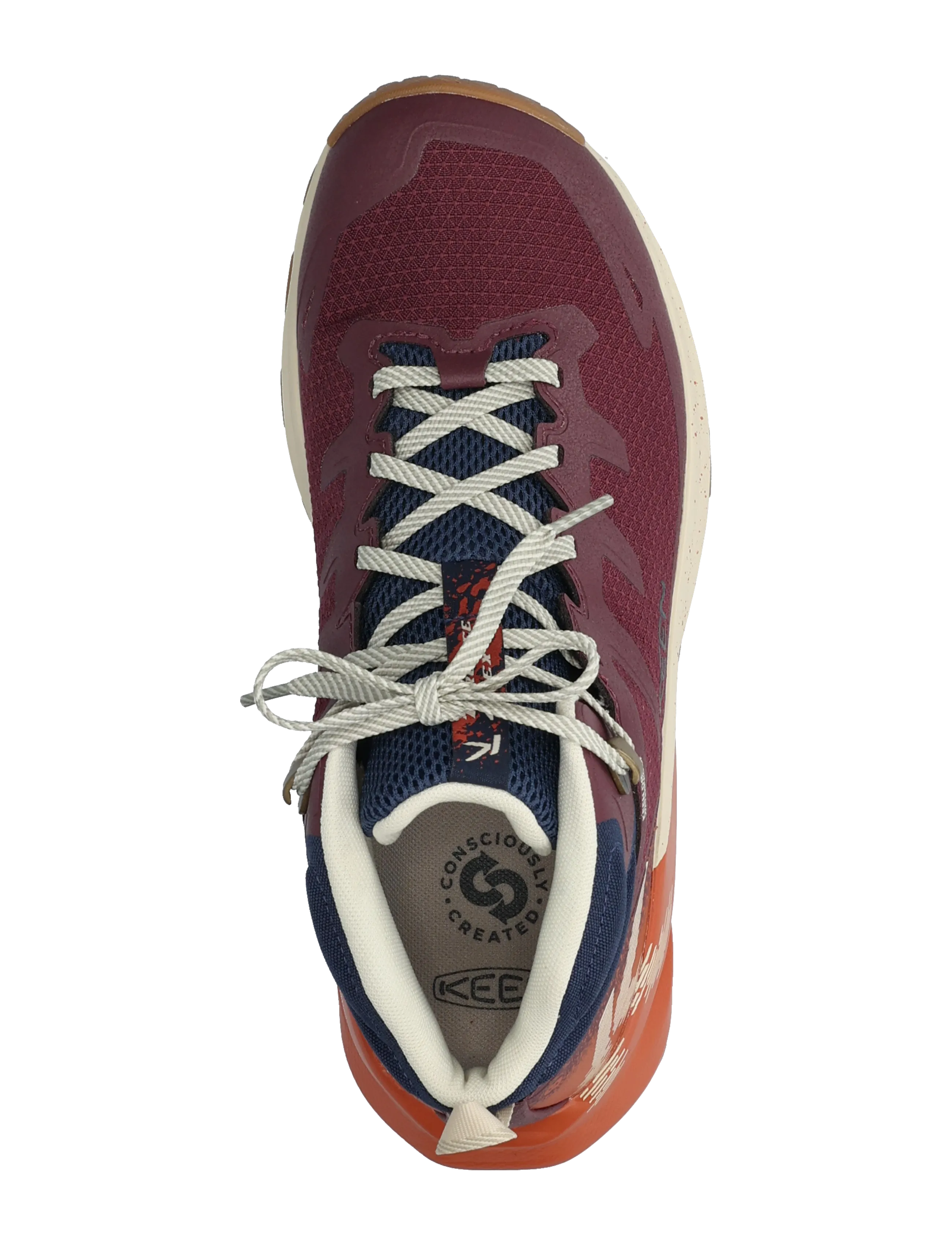 KEEN - KE TARGHEE APEX MID WP - hiking shoes - fig-burnt brick - 3