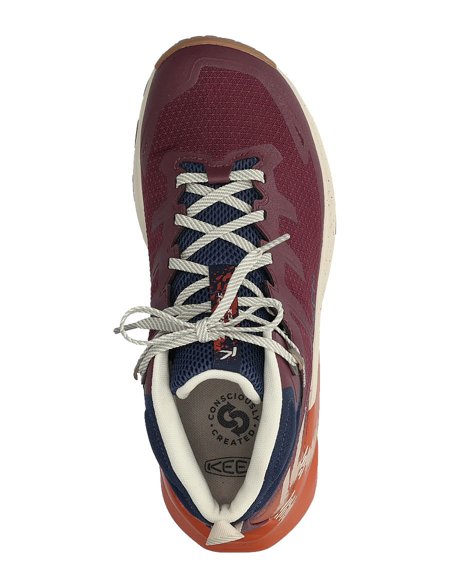 KEEN - KE TARGHEE APEX MID WP - hiking shoes - fig-burnt brick - 3