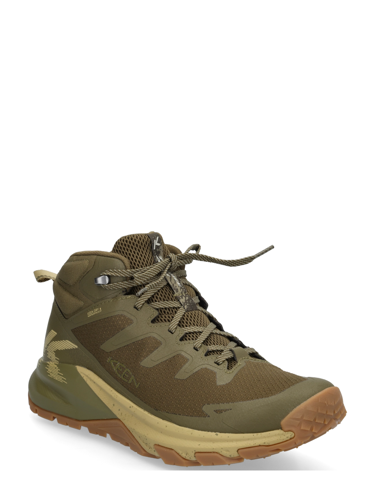 KEEN KE TARGHEE APEX MID WP M-DARK - KEEN - DARK OLIVE-KHAKI / khaki/green
