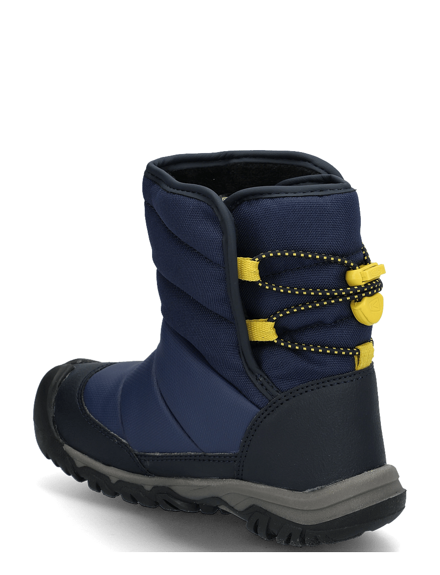 KEEN - KE PUFFRIDER WP C-NAVAL - vinterstøvler - naval academy-mango mint - 1