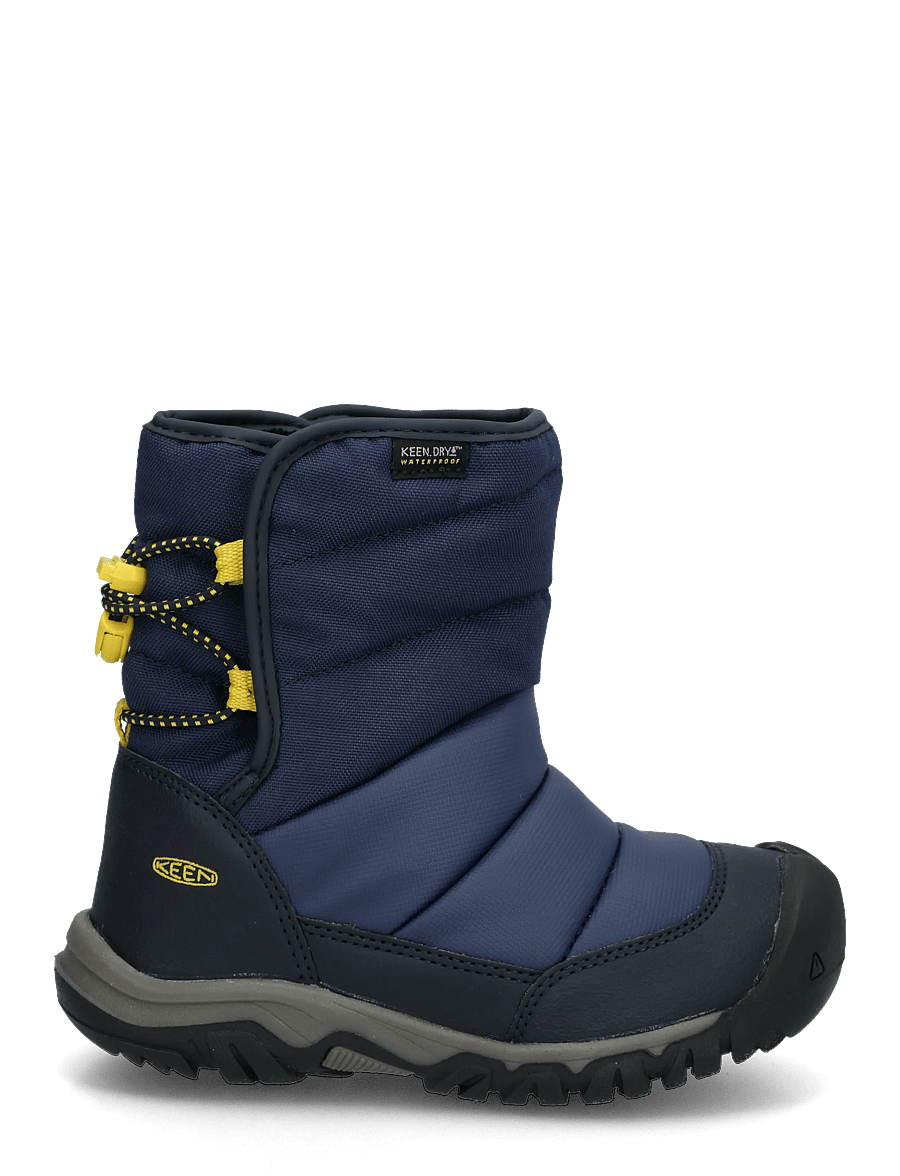 KEEN - KE PUFFRIDER WP C-NAVAL - winterstiefel - naval academy-mango mint - 2
