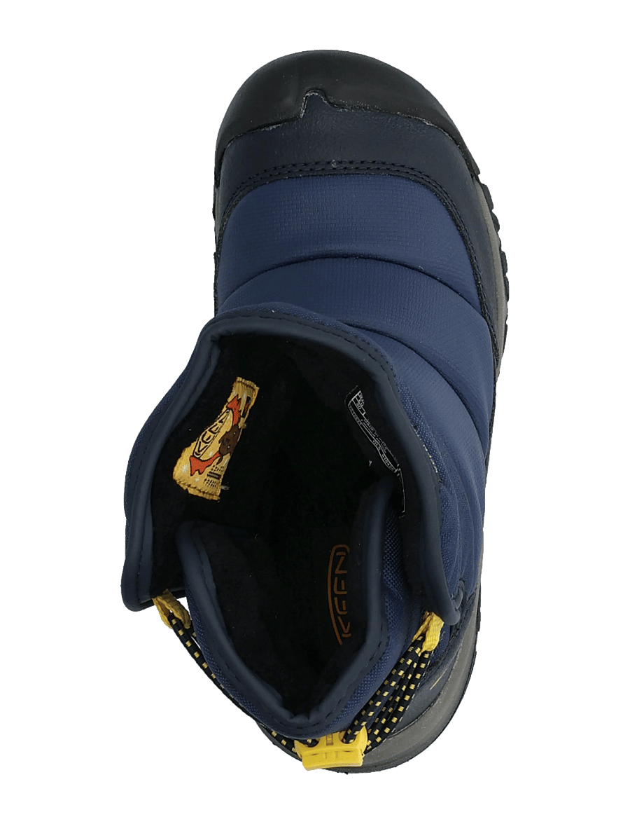 KEEN - KE PUFFRIDER WP C-NAVAL - winterstiefel - naval academy-mango mint - 3