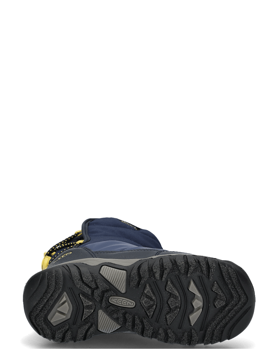 KEEN - KE PUFFRIDER WP C-NAVAL - vinterstøvler - naval academy-mango mint - 4