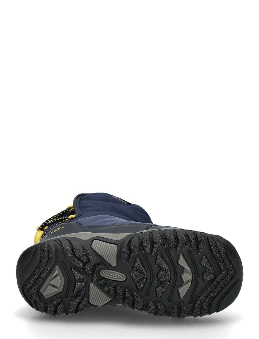 KEEN - KE PUFFRIDER WP C-NAVAL - winterstiefel - naval academy-mango mint - 4