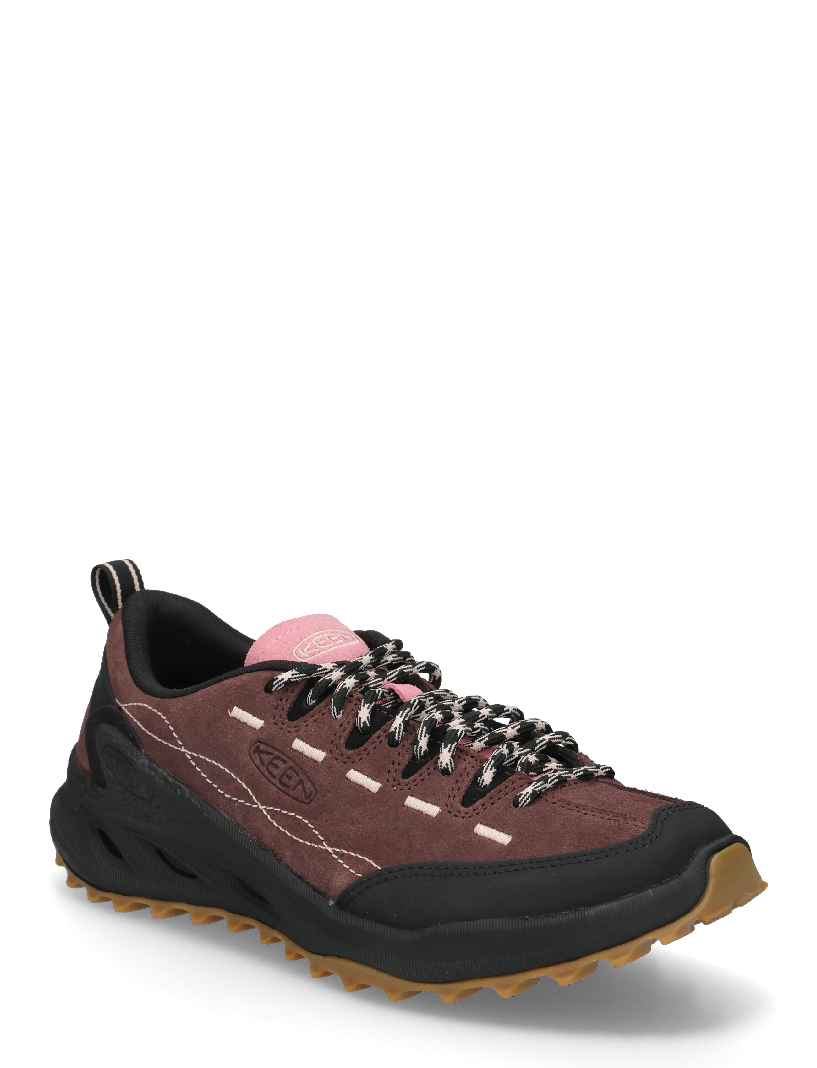 KEEN KE JASPER ZIONIC - Lave sneakers - HUCKLEBERRY-CAMEO ROSE / burgundy