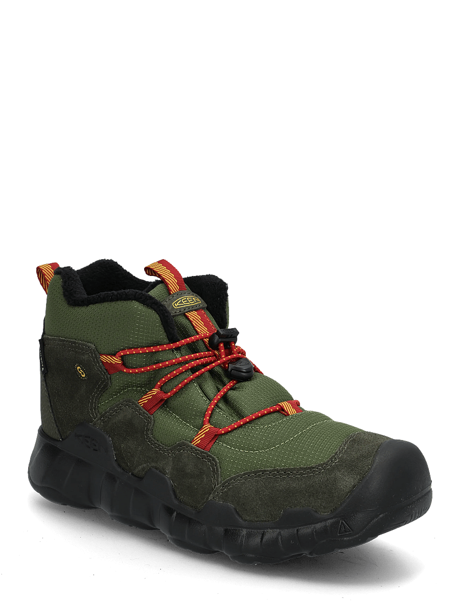 KEEN - KE HYPOWSER CHUKKA WP Y-FOREST - winterstiefel - forest night-garnet - 0