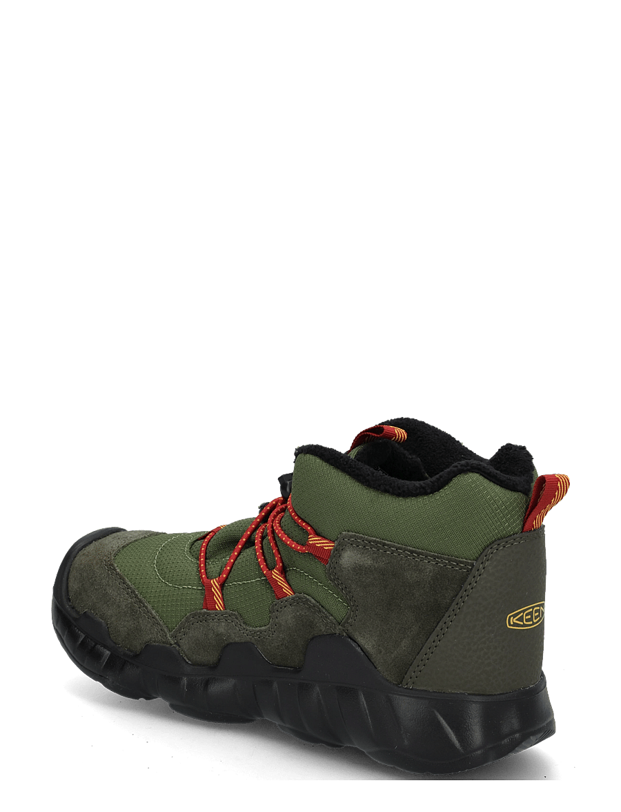 KEEN - KE HYPOWSER CHUKKA WP Y-FOREST - vinterstøvler - forest night-garnet - 1