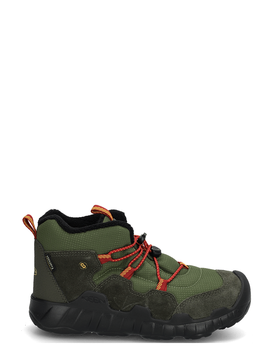 KEEN - KE HYPOWSER CHUKKA WP Y-FOREST - vinterstøvler - forest night-garnet - 2