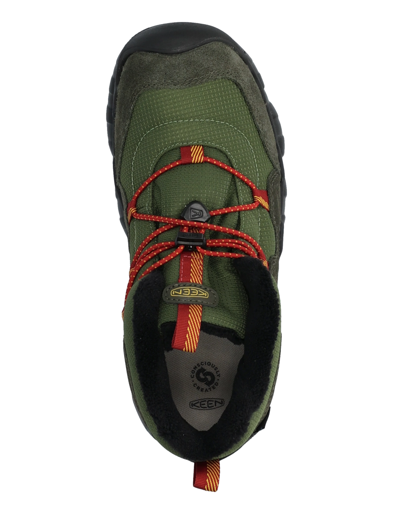 KEEN - KE HYPOWSER CHUKKA WP Y-FOREST - vinterstøvler - forest night-garnet - 3