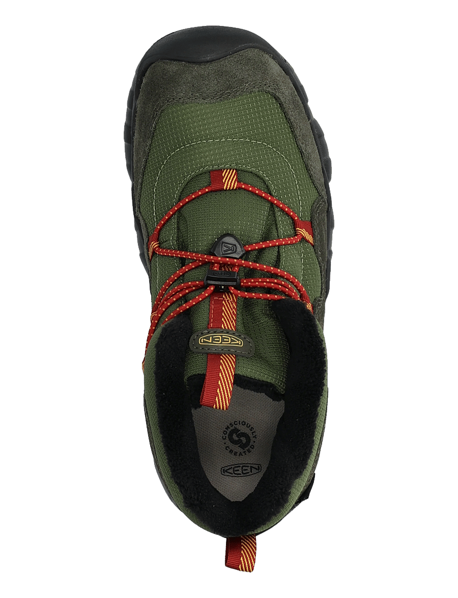 KEEN - KE HYPOWSER CHUKKA WP Y-FOREST - vinterstøvler - forest night-garnet - 3