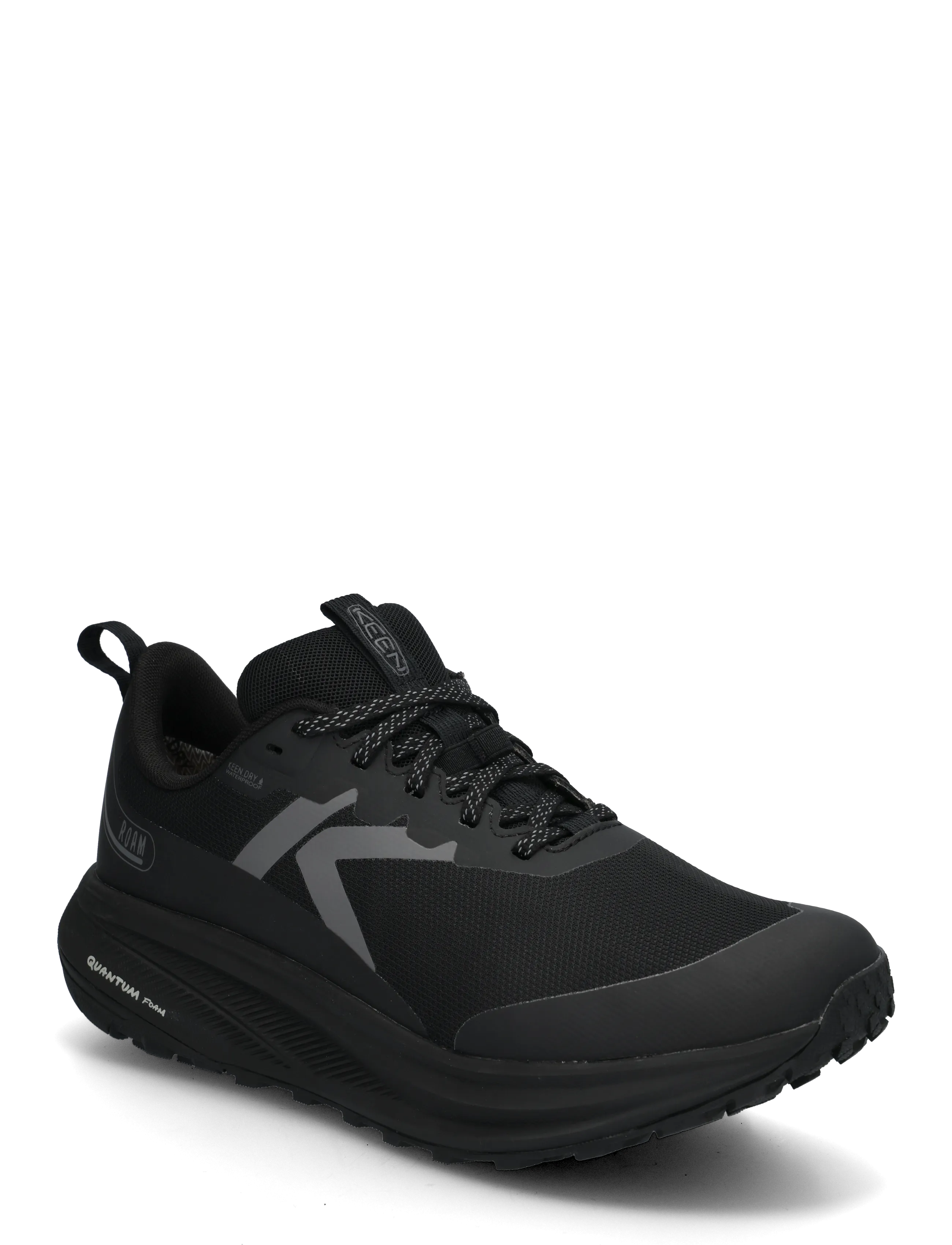 KEEN Ke Roam Wp, Herren, Wasserdichter Trail-Laufschuh, Schwarz, Gr.42.5