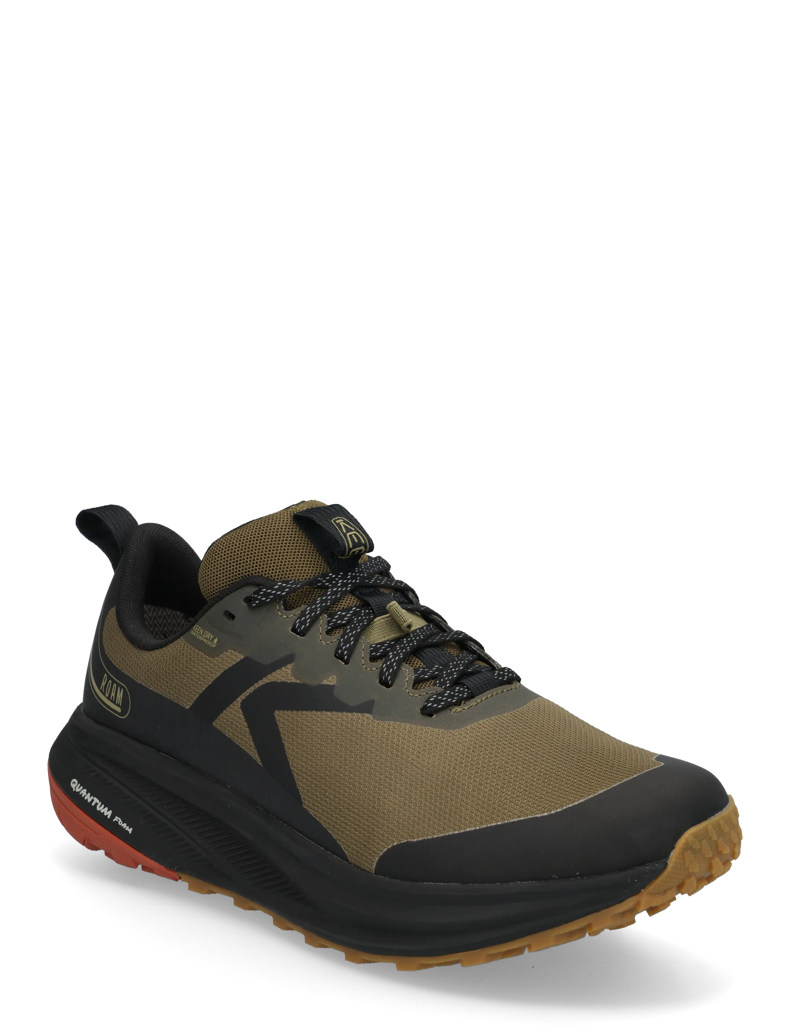 KEEN Ke Roam Wp M-Dark, Herren, Wasserdichter Trail Laufschuh, Khakigrün, Gr.42